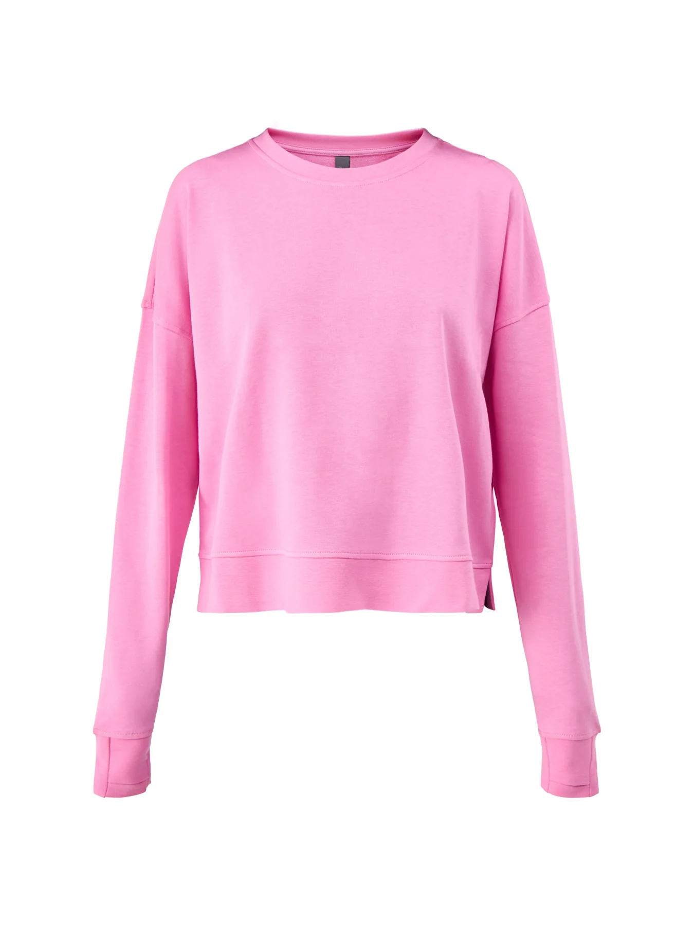 After Class Crop Sweatshirt Pink