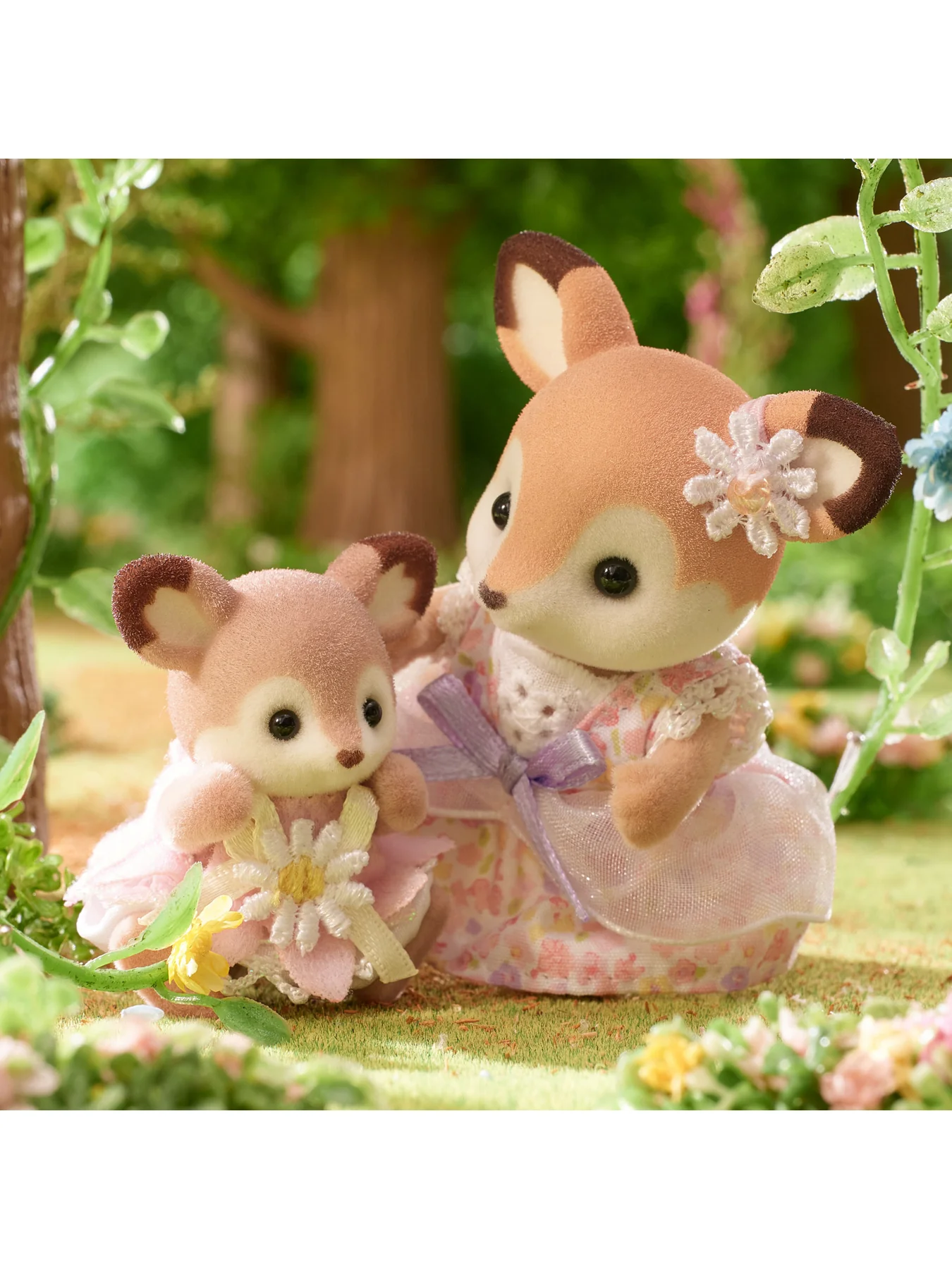 Deer Babies Floral Swing Set - Image 2