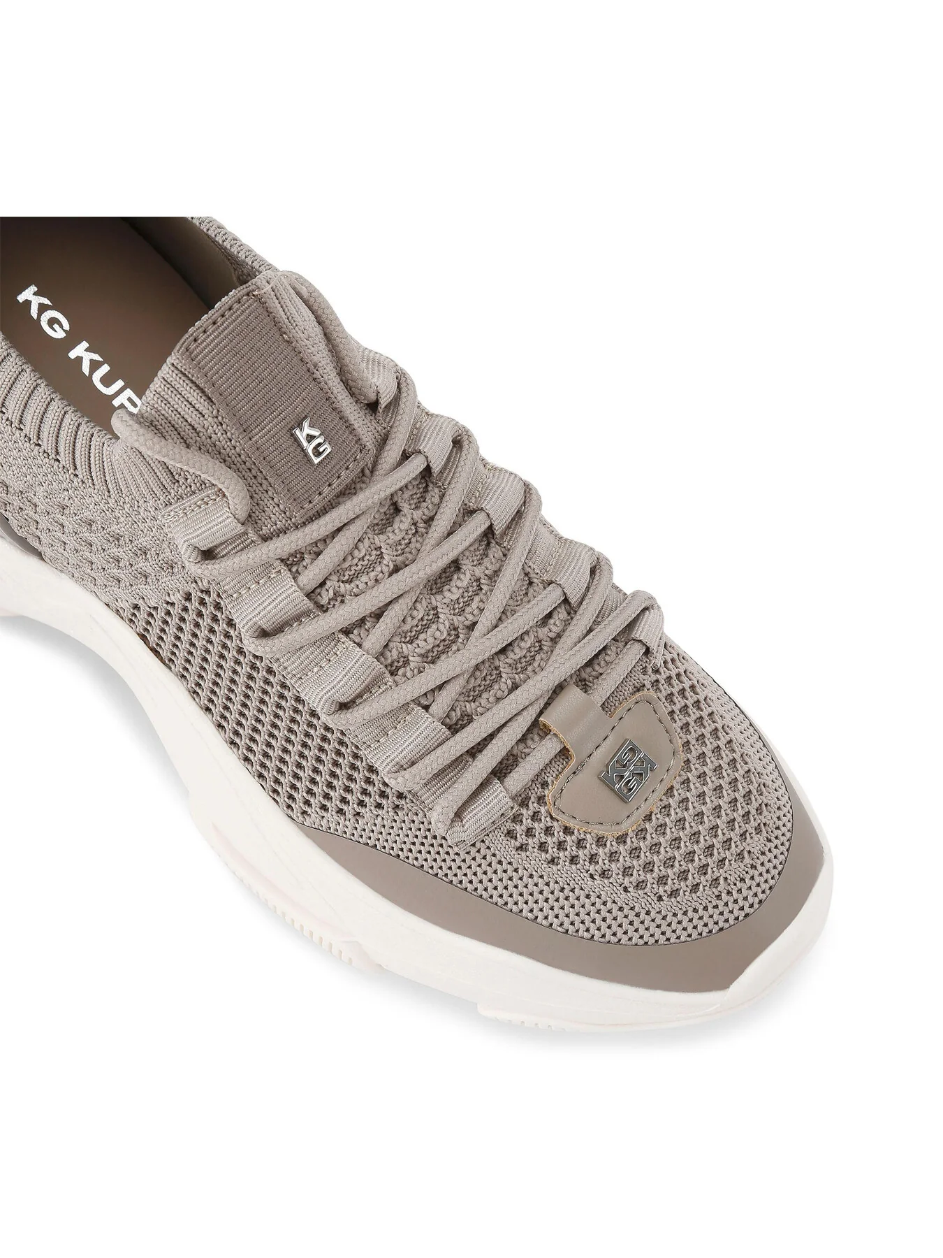 Lively Knitted Lace Up Trainers - Image 4
