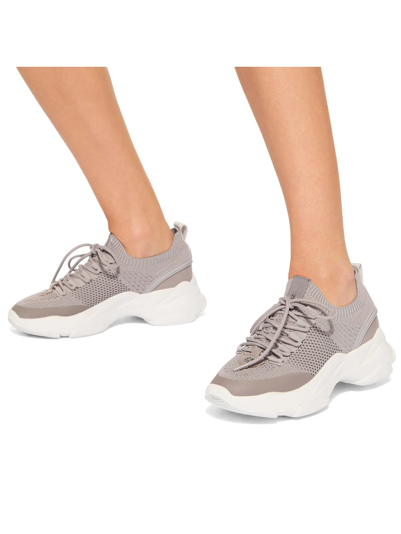 Lively Knitted Lace Up Trainers - Image 5