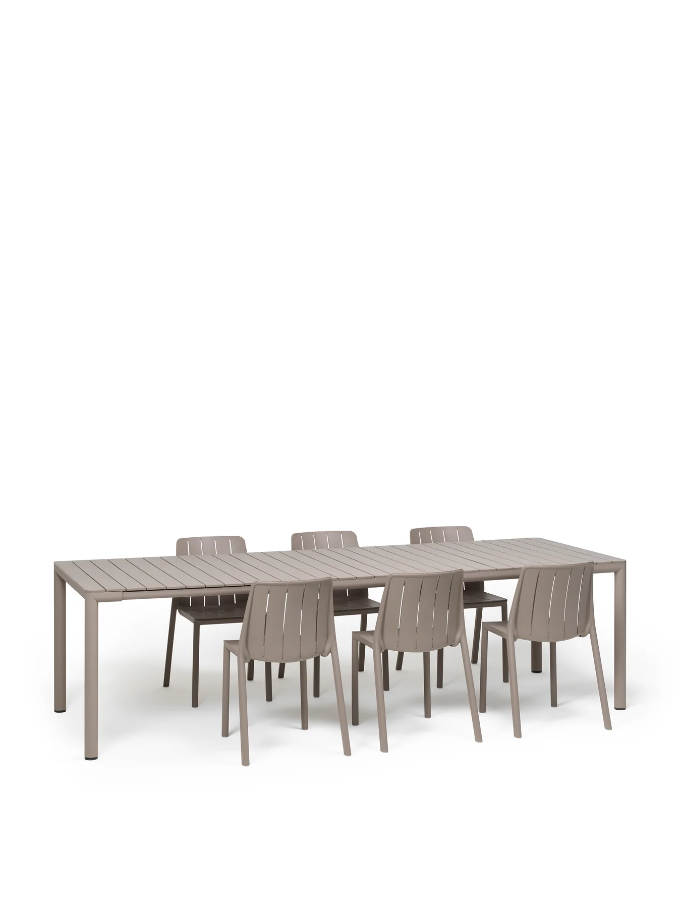 Tevere Extendable Table with 6 Tiberina Bistro Chairs - Image 4