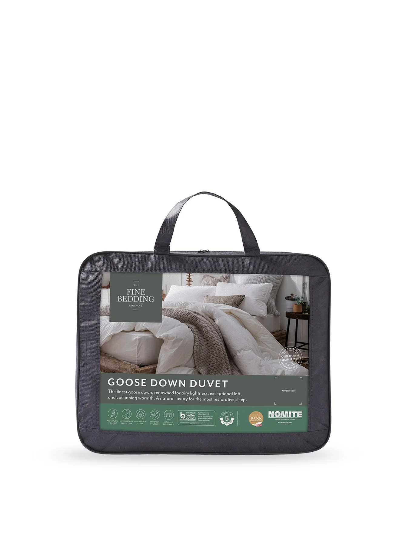 Goose Down All Seasons Duvet White