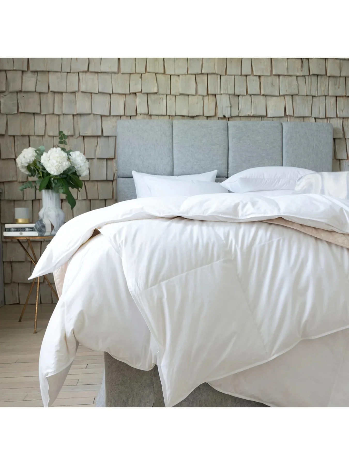 Goose Feather & Down Duvet All Seasons White - Image 3