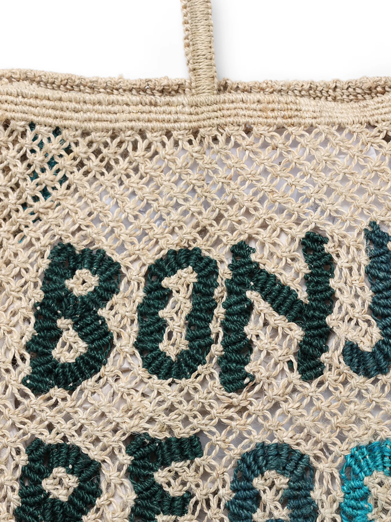 Bonjour Beaches Large Beach Bag - Image 4
