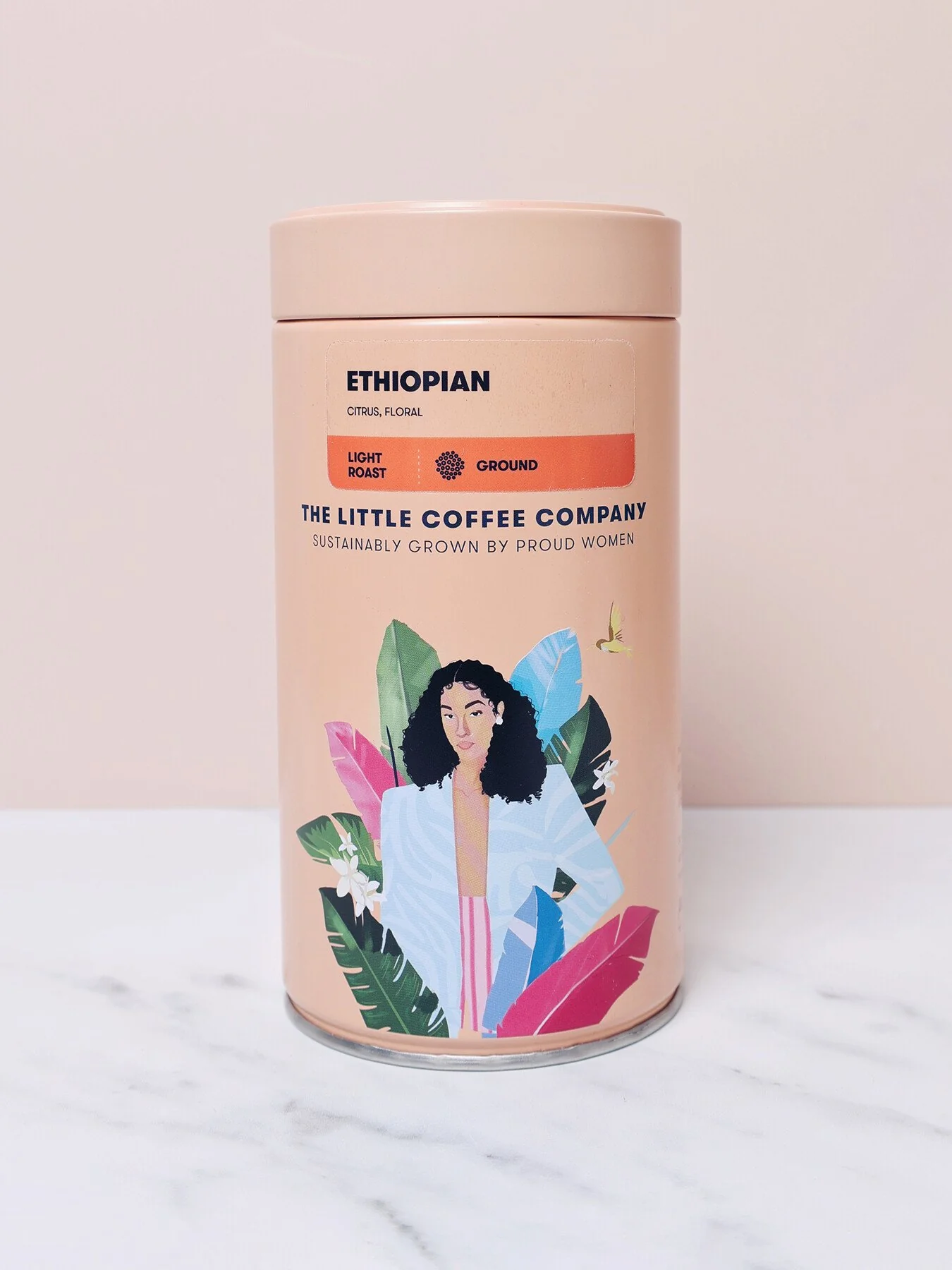 Ethiopian Roasted Ground Coffee Tin 250g - Image 3