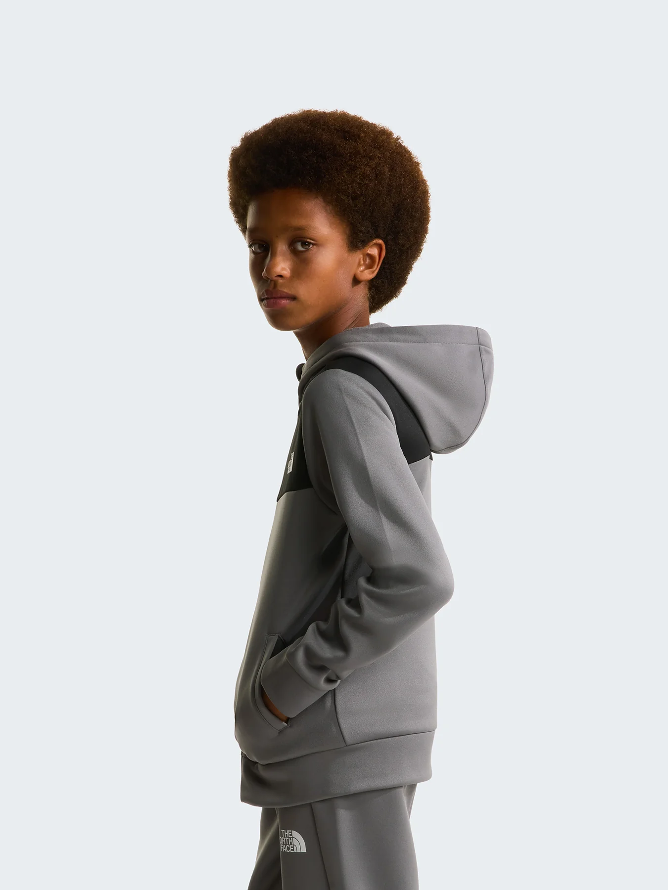 Kids' Reaxion Zip Hoodie Grey - Image 2