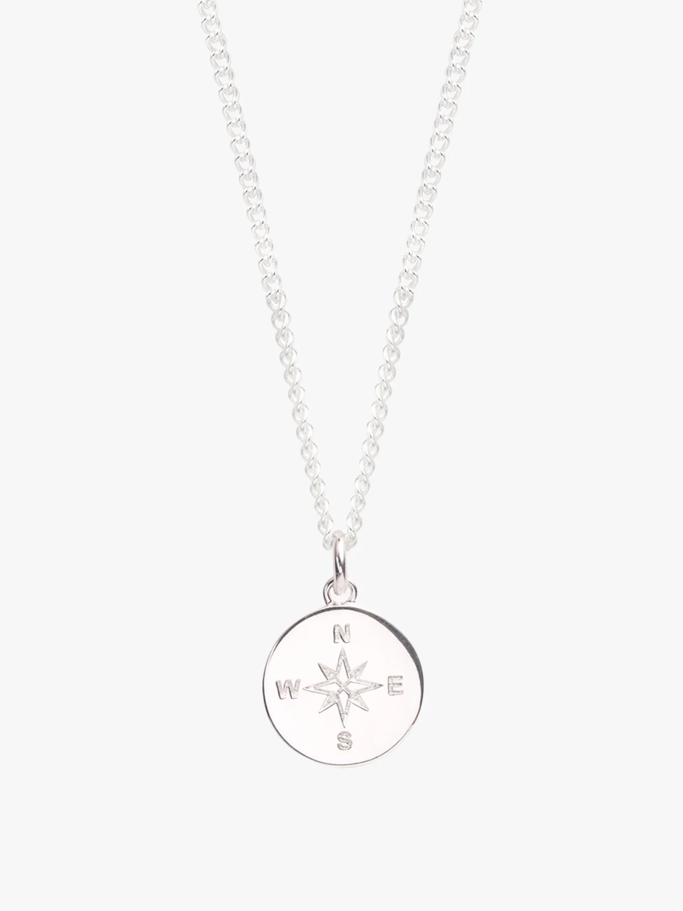 Large Compass Necklace