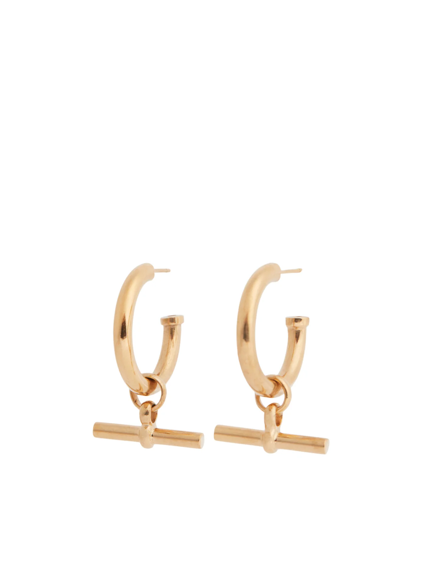 Large T-Bar Earrings - Image 2