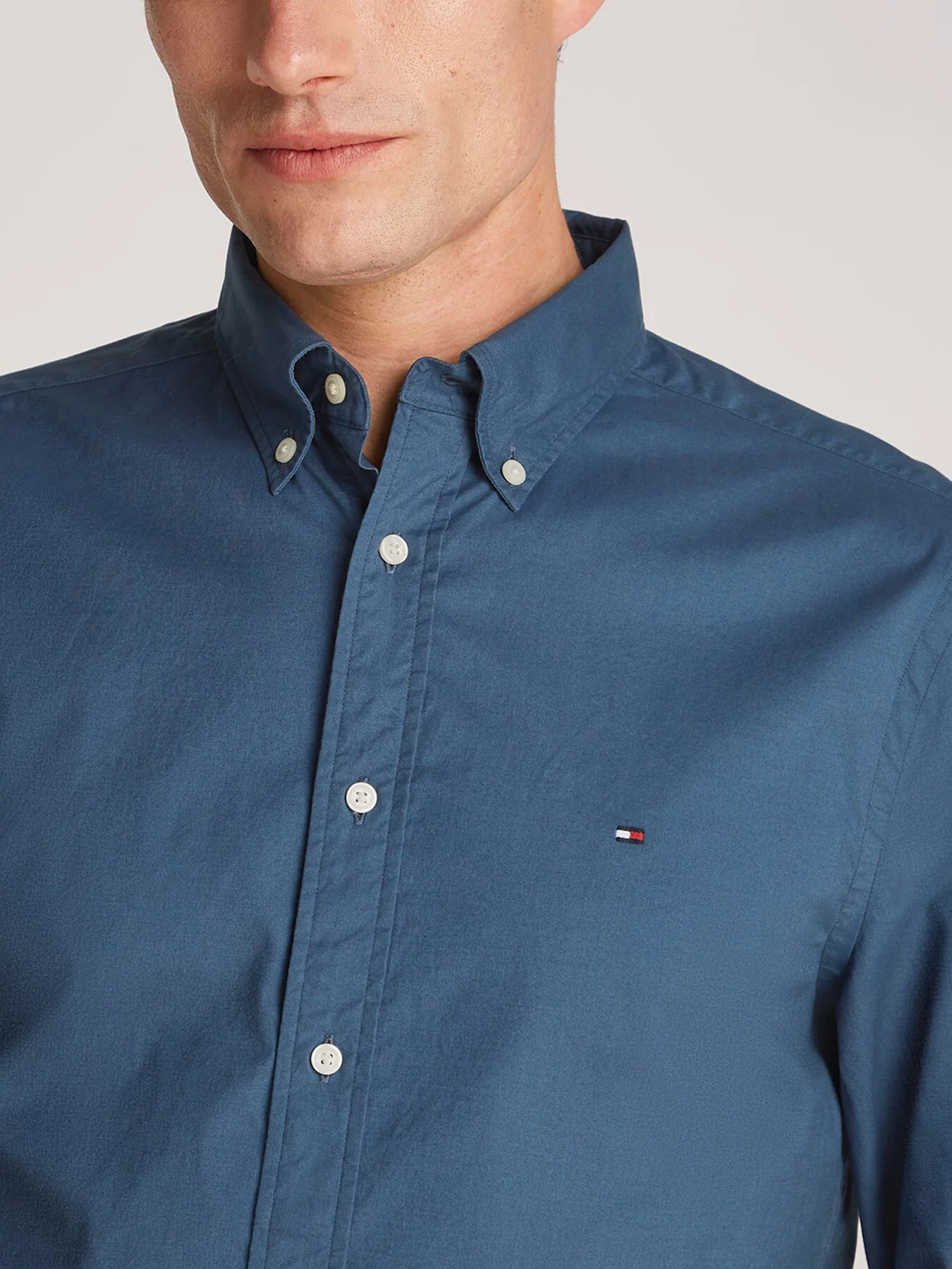 Regular Fit Flex Cotton Poplin Shirt - Image 4