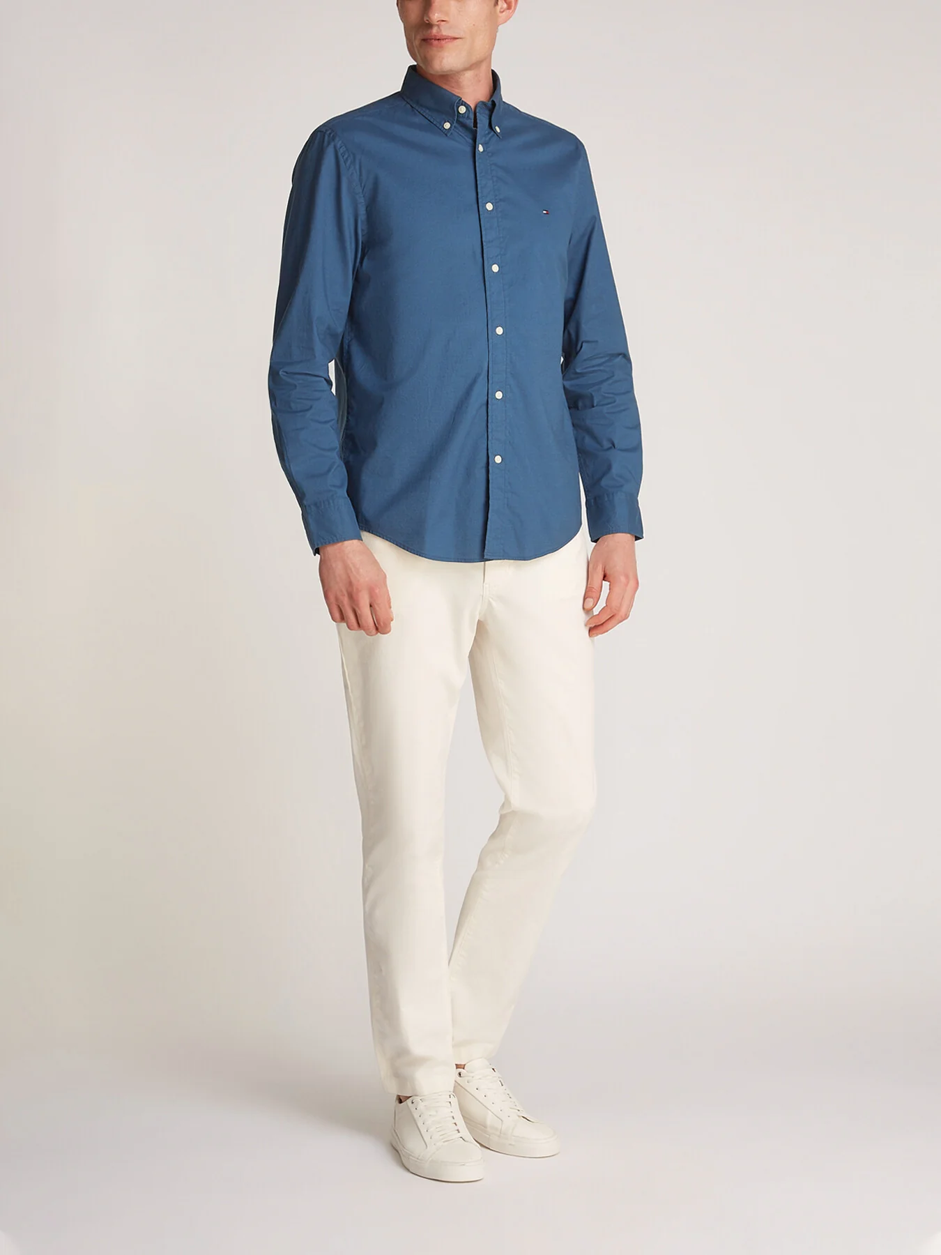 Regular Fit Flex Cotton Poplin Shirt - Image 5
