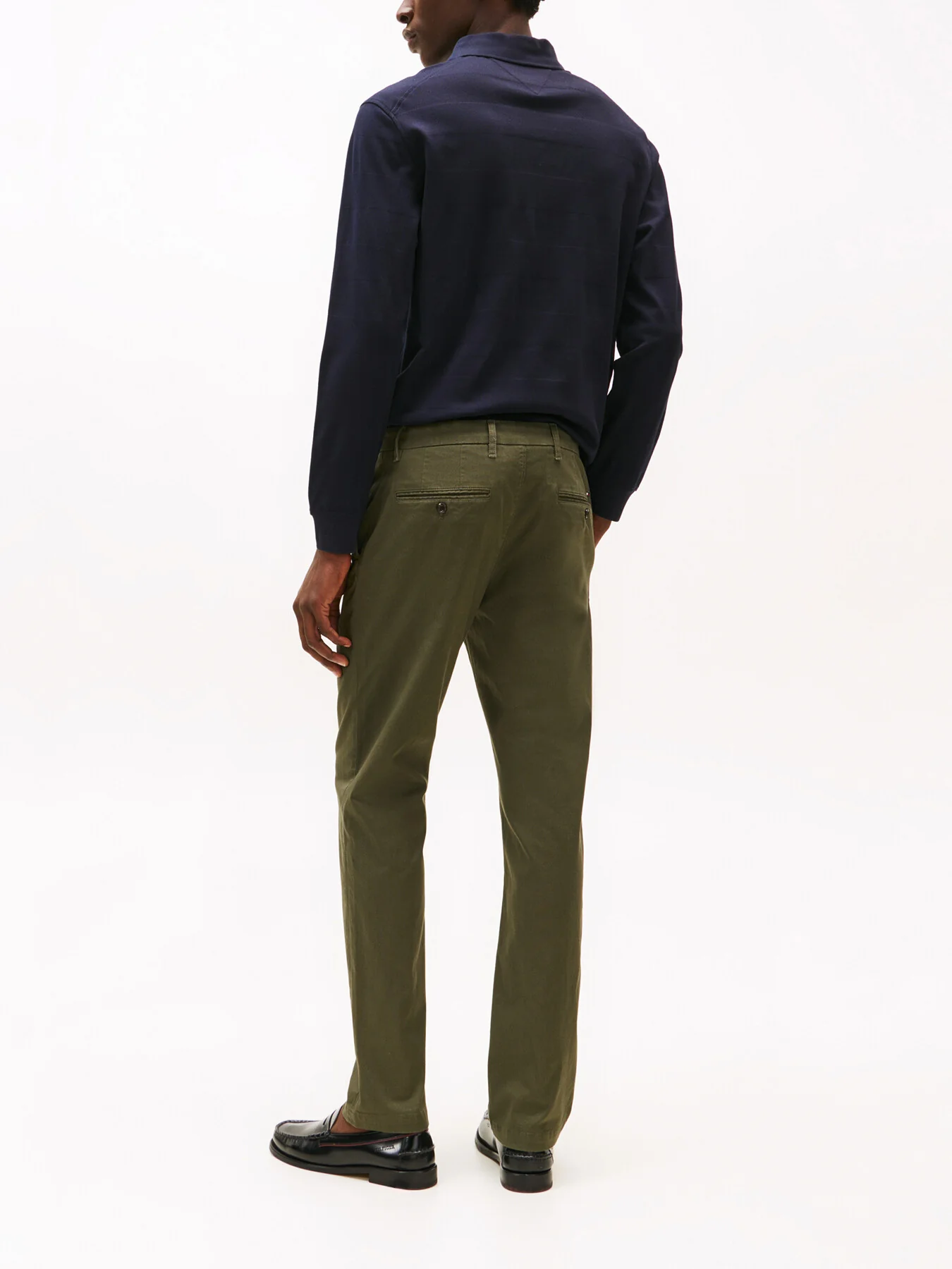 Denton Stretch Structured Chino Trousers - Image 3