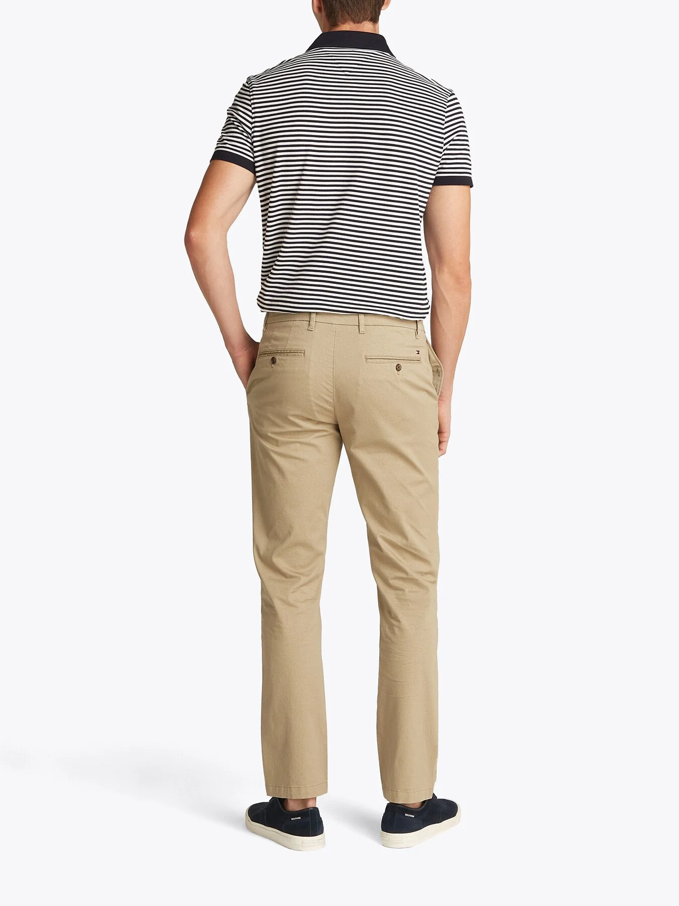Denton Stretch Structured Chino Trousers - Image 3