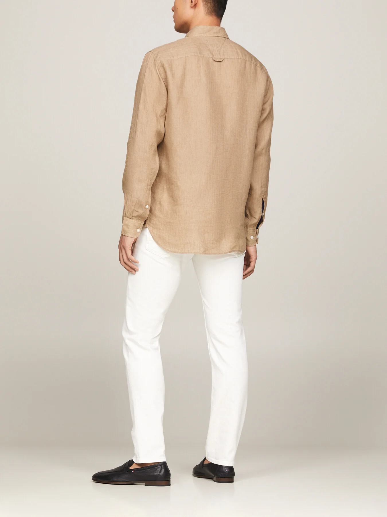 Pigment Dyed Linen Regular Fit Shirt - Image 2