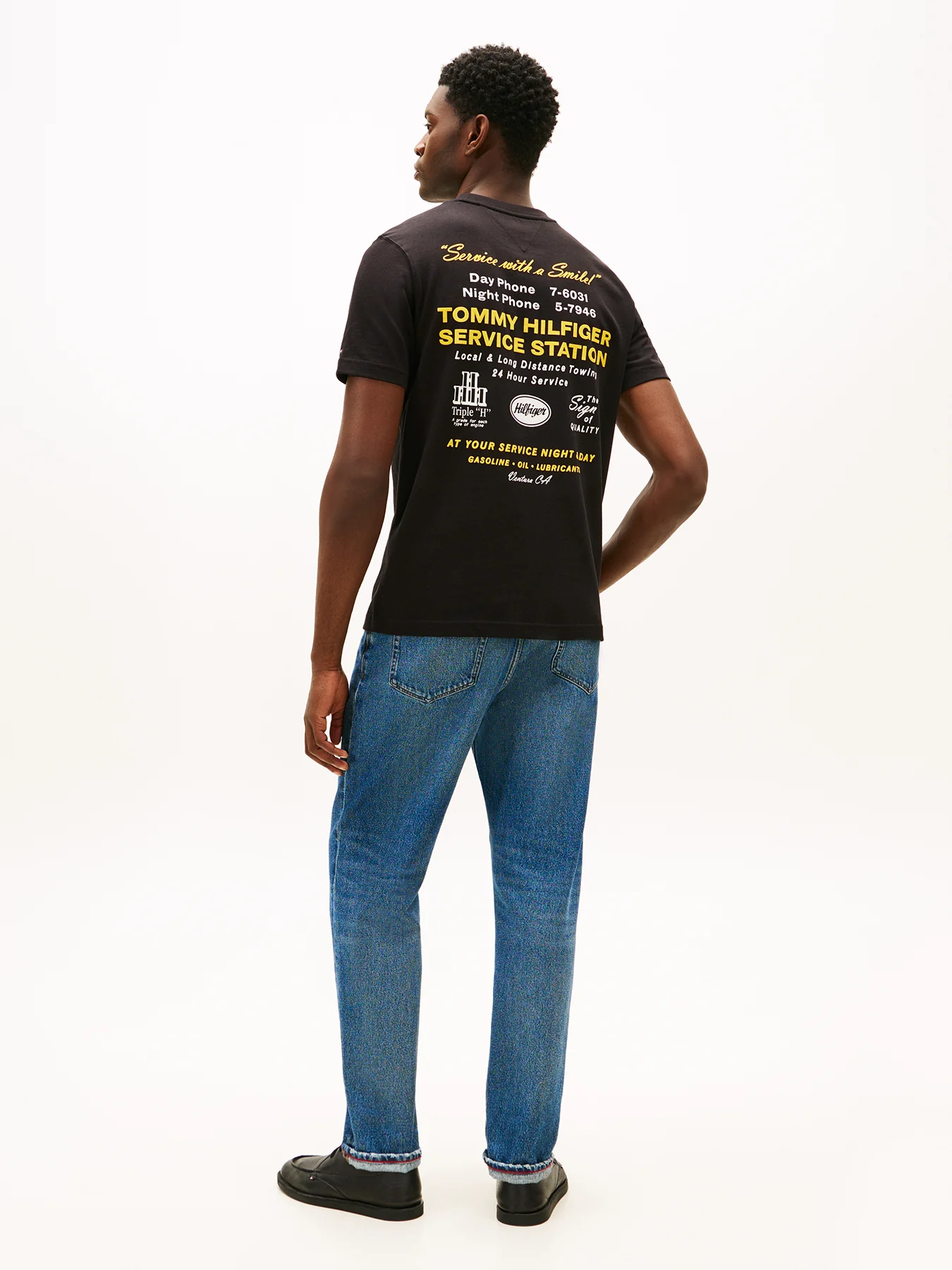 Back Graphic T-Shirt Black - Image 4