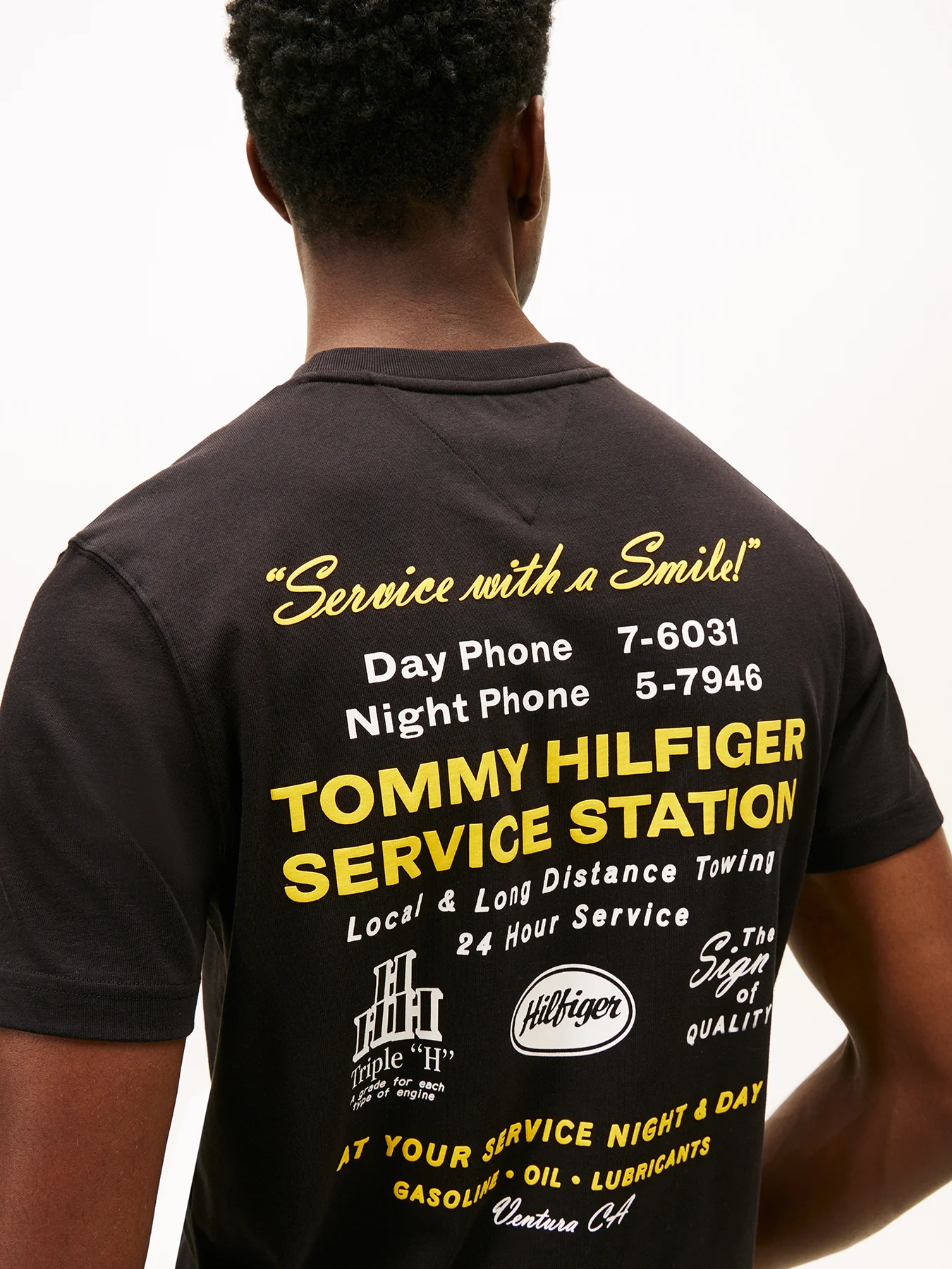 Back Graphic T-Shirt Black - Image 5