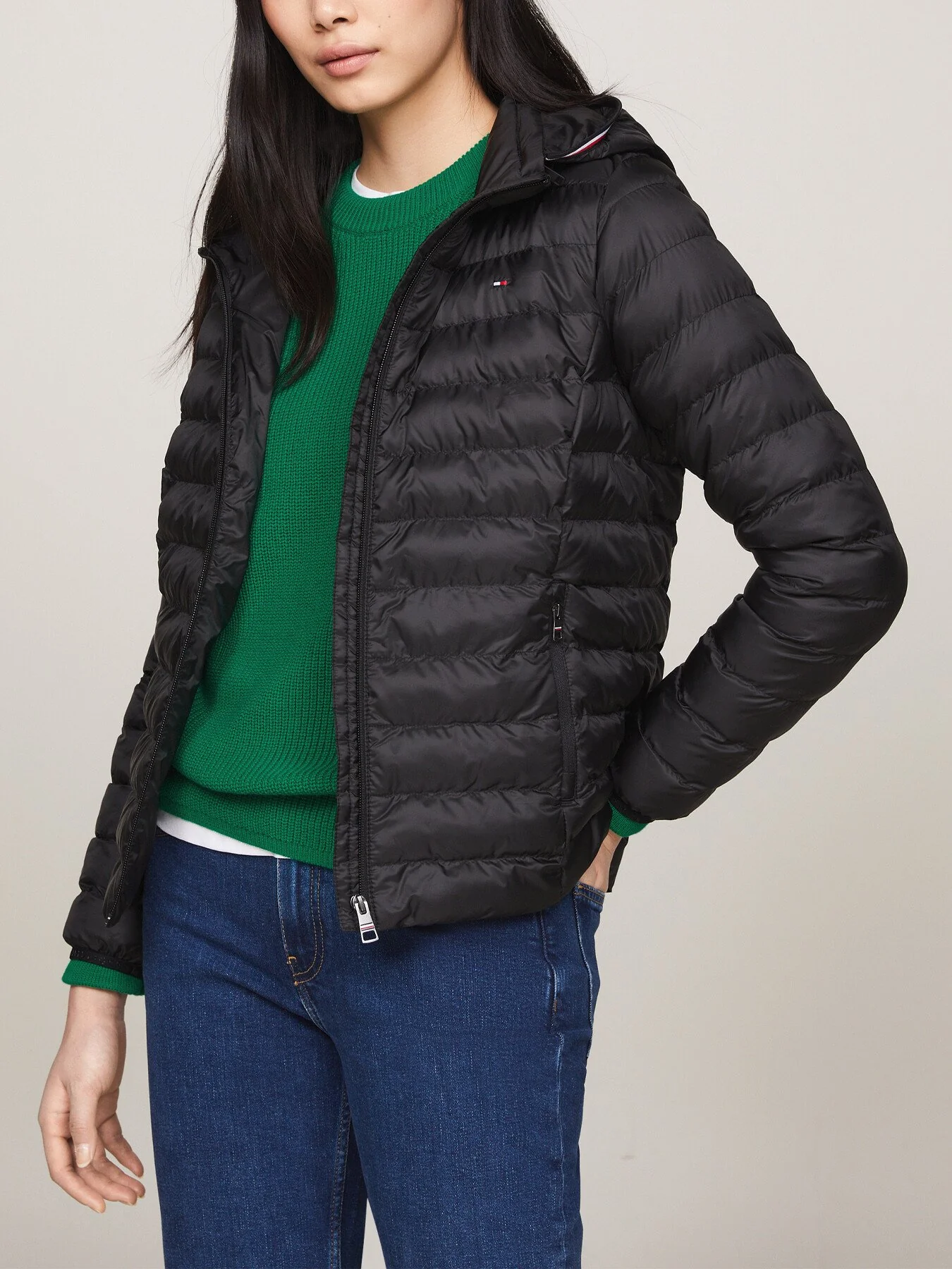 Down-Filled Hooded Zip-Thru Jacket - Image 2
