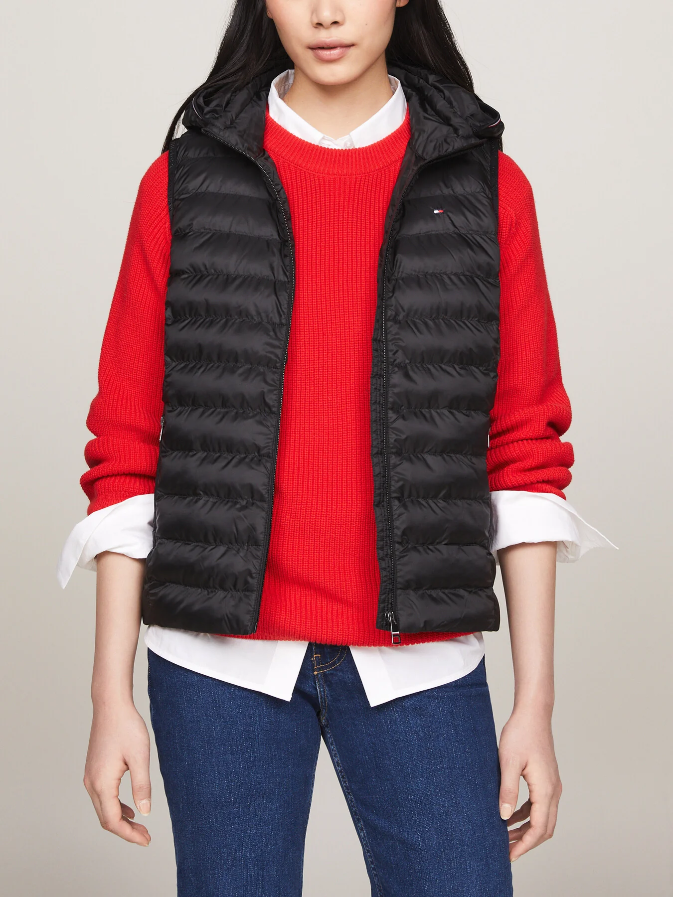 Down-Filled Quilted Vest - Image 2