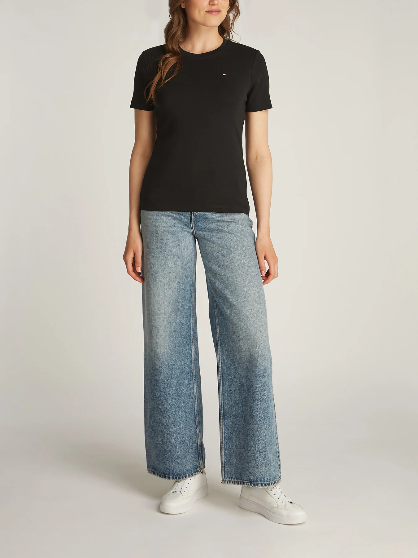 Flag Embroidery Slim T-Shirt - Image 5