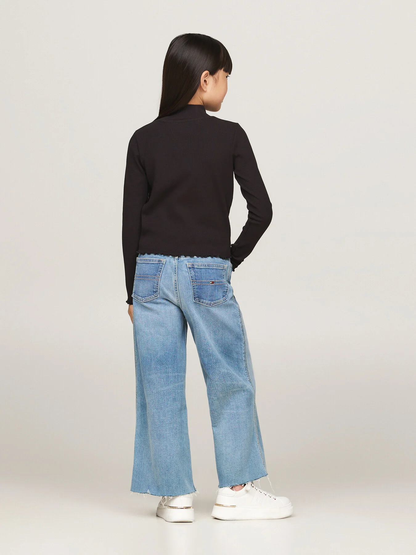 Mock Turtleneck Stripe Extra Slim Top - Image 5