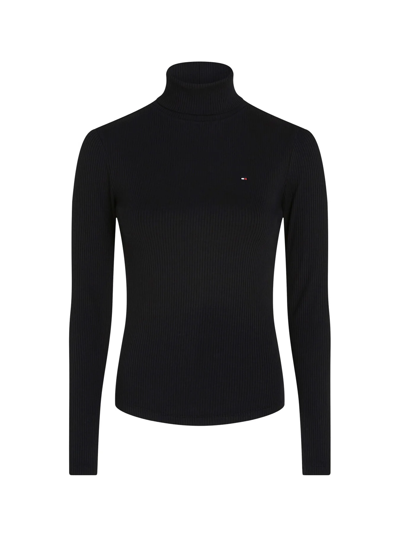 Roll Neck Slim Long Sleeve T-Shirt