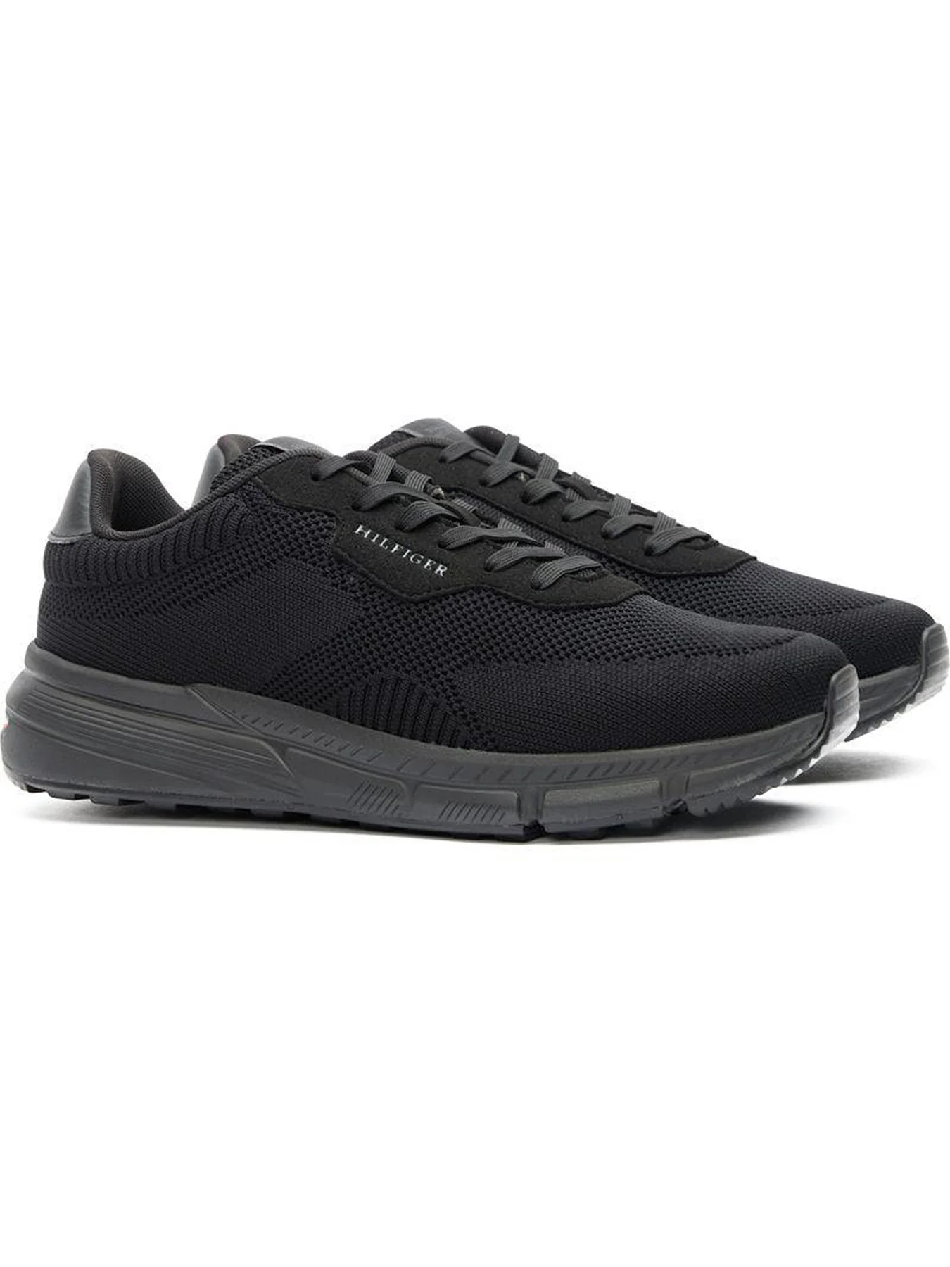 Lightweight Knit Trainers Black - Image 2