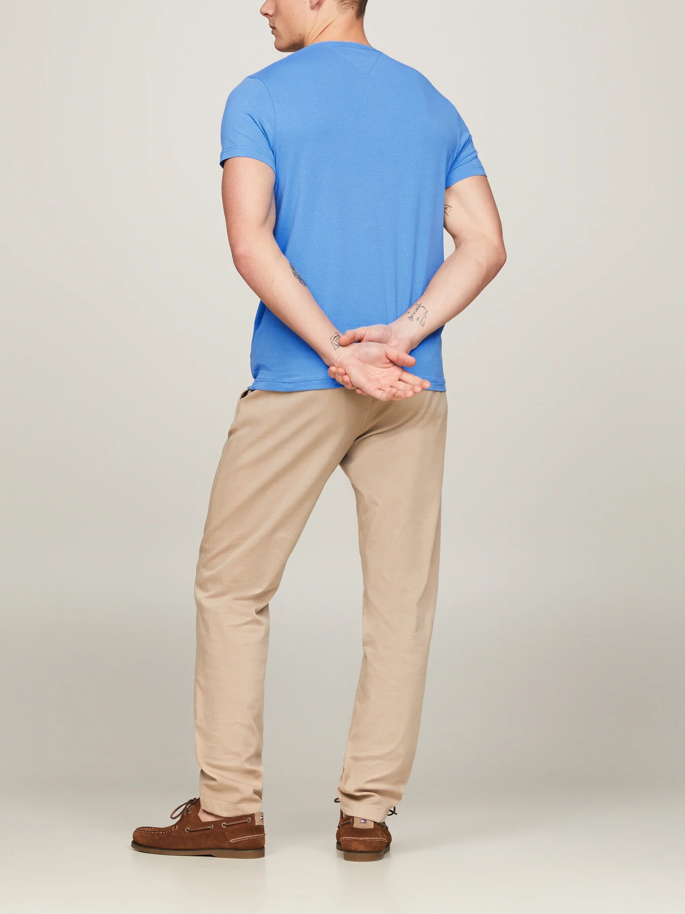 Flag Embroidery Extra Slim Fit T-Shirt - Image 2