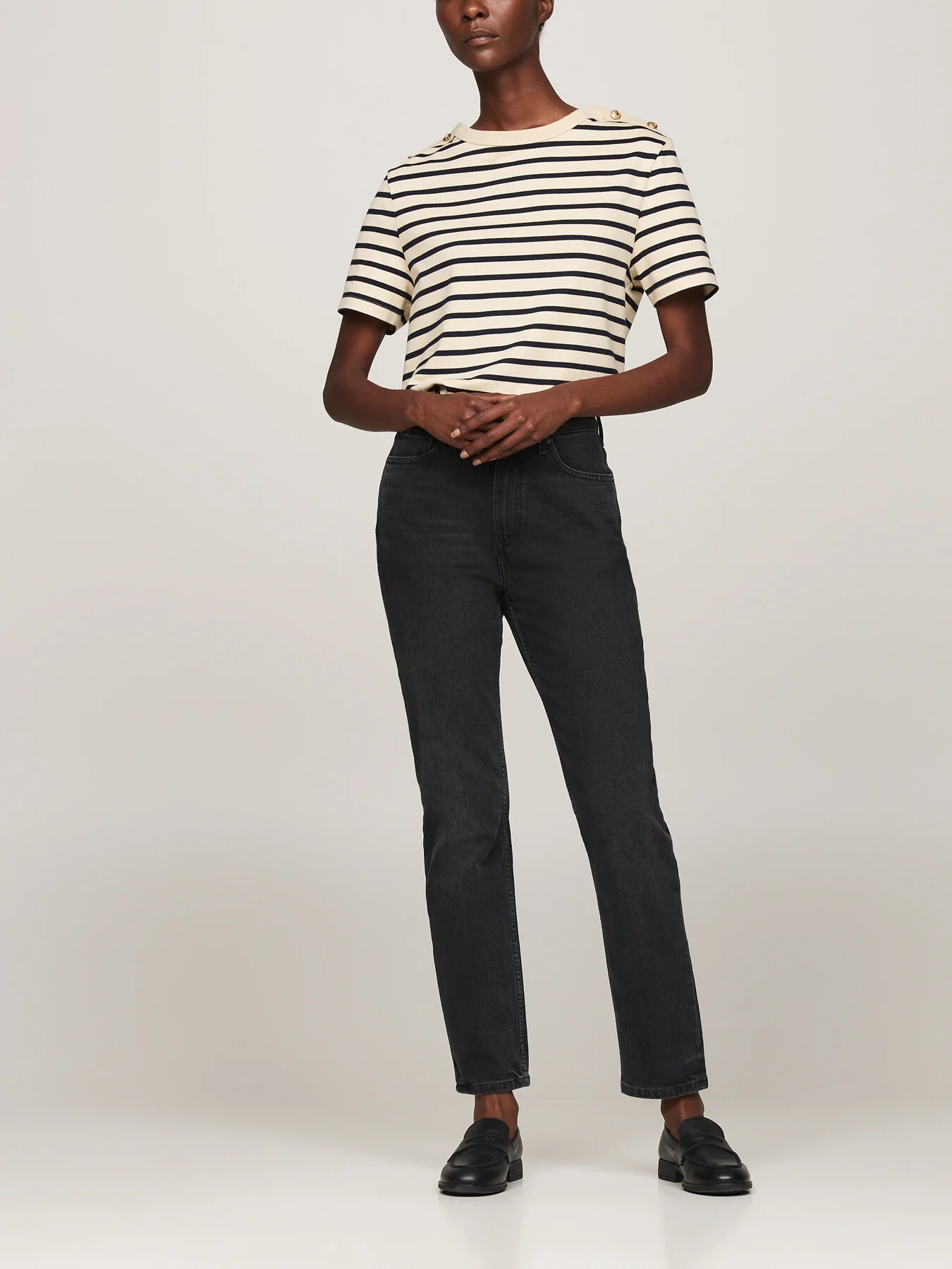 Stripe Boat Neck Relaxed - Image 6