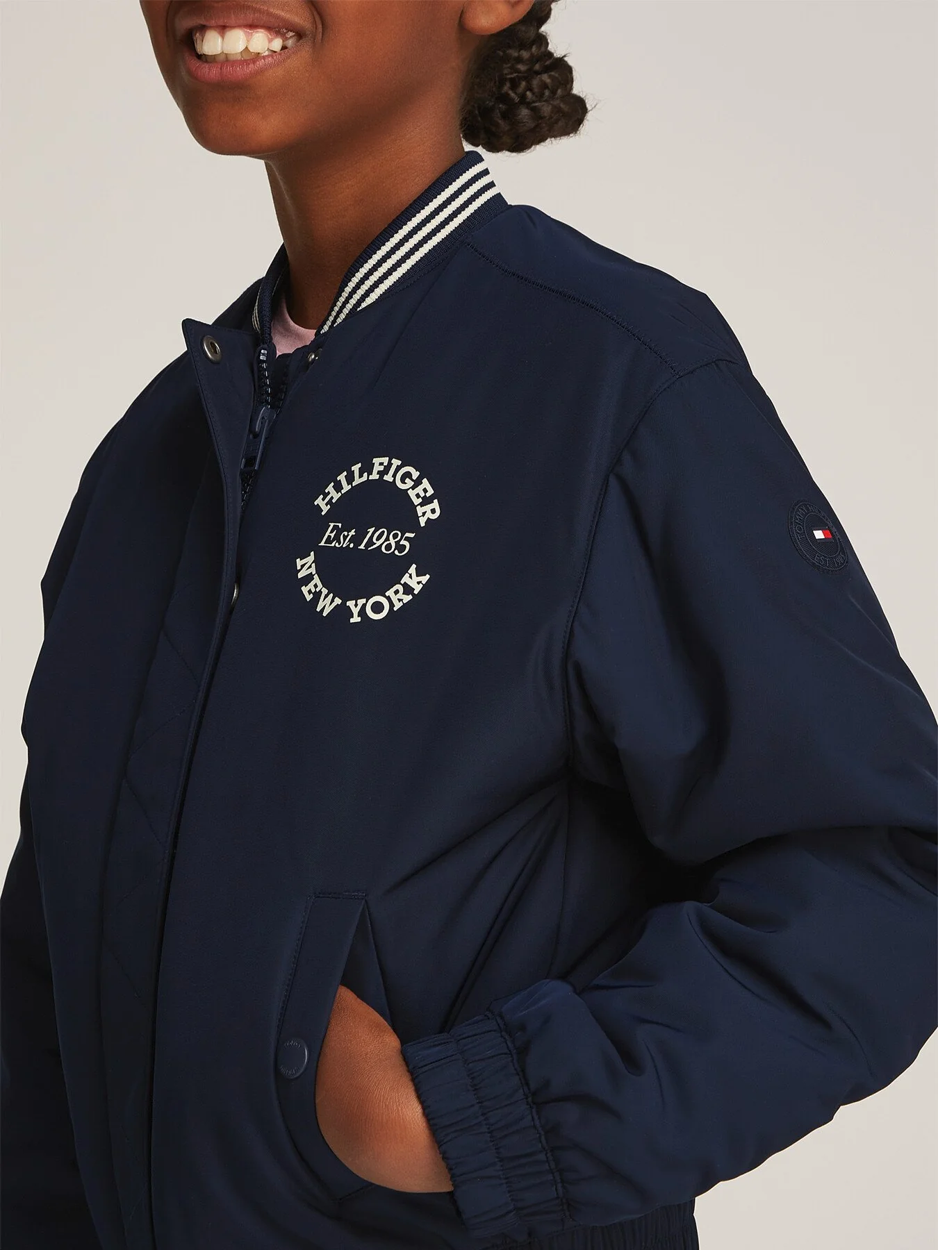 Varsity Satin Bomber - Image 3