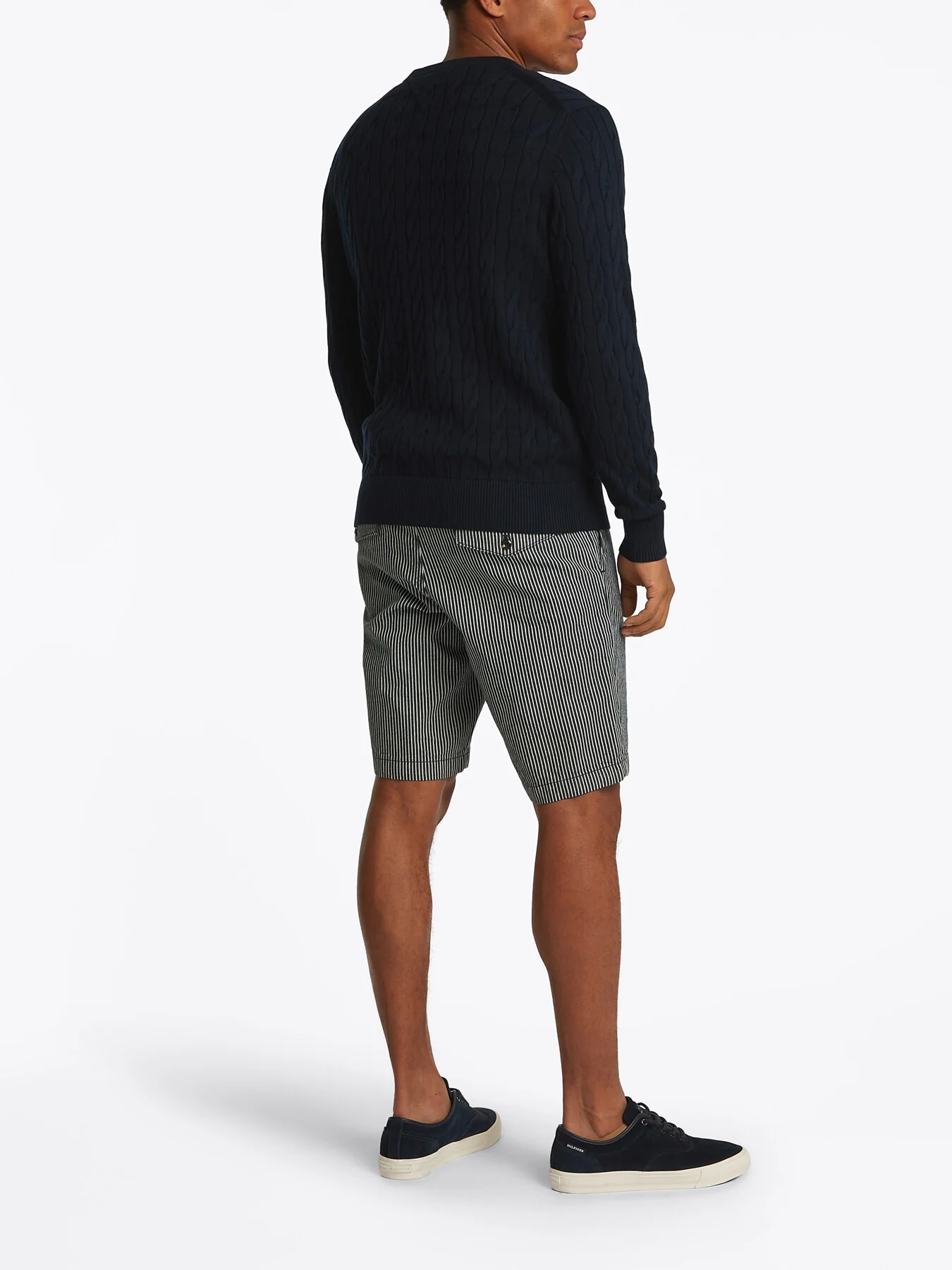 Cable Knit Crew Neck Jumper - Image 4