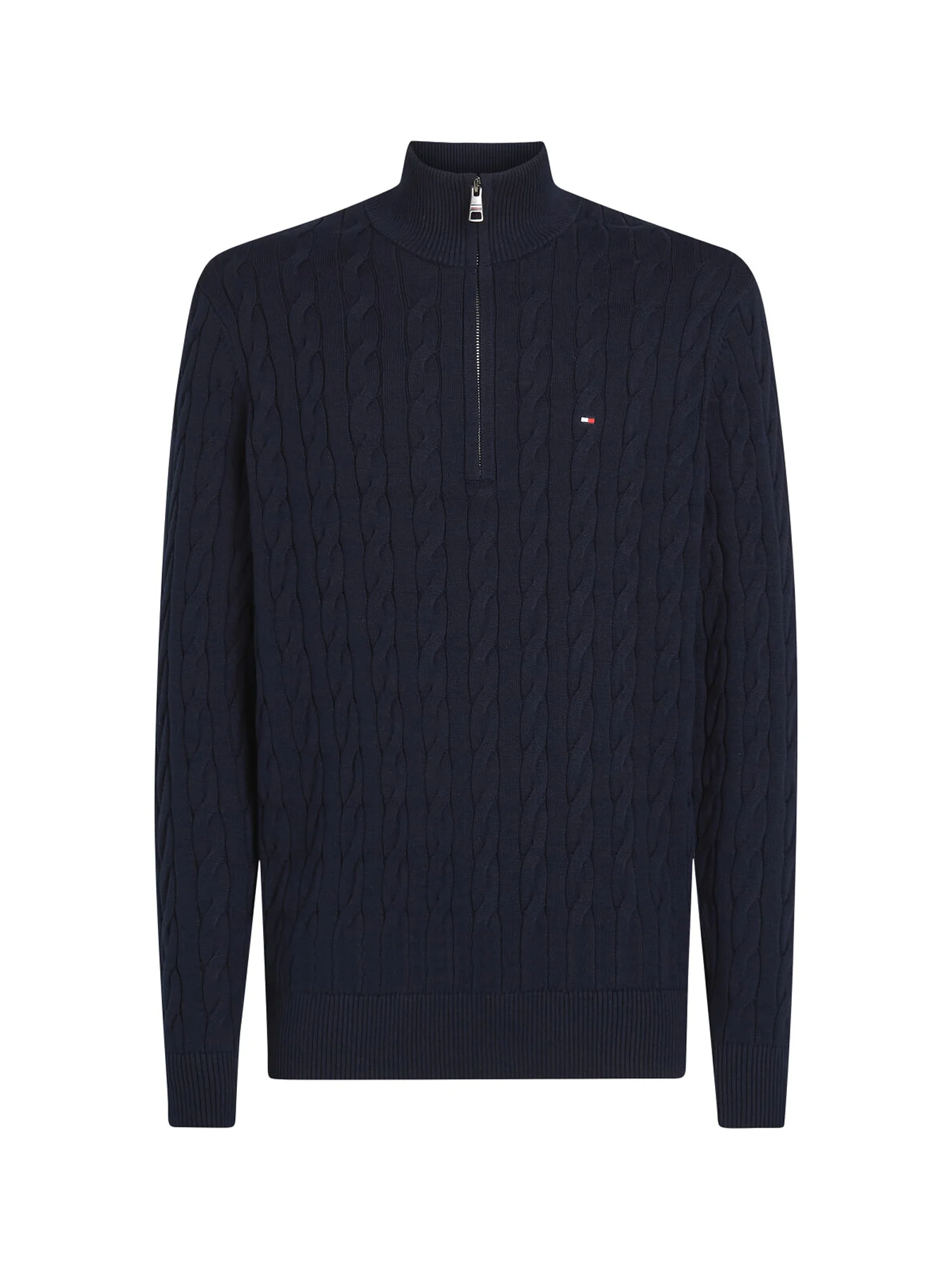 Cable Knit Half-Zip Jumper