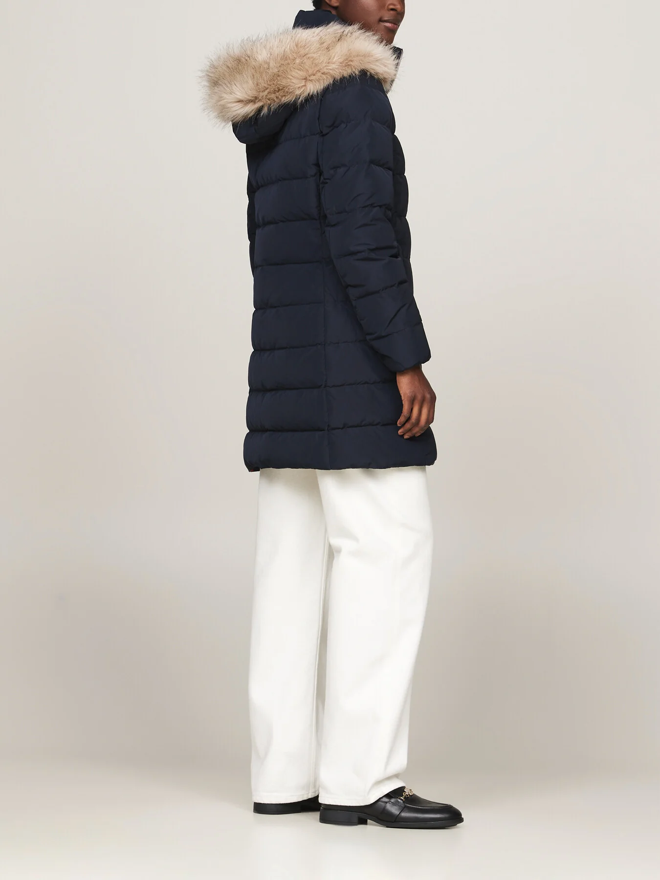 Down Fur-Trim Hooded Coat - Image 5