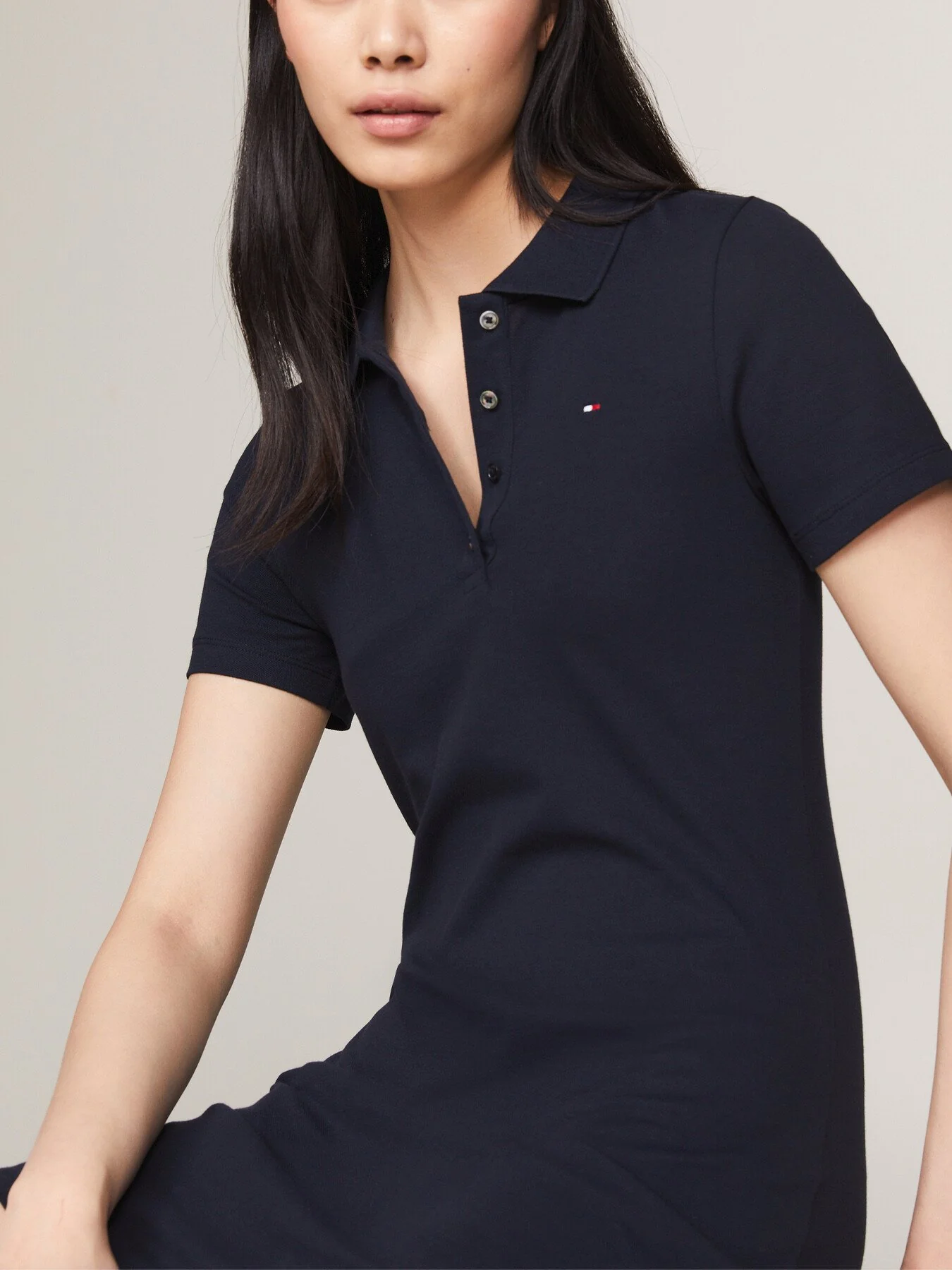 Heritage Slim Fit Polo Shirt Dress - Image 5