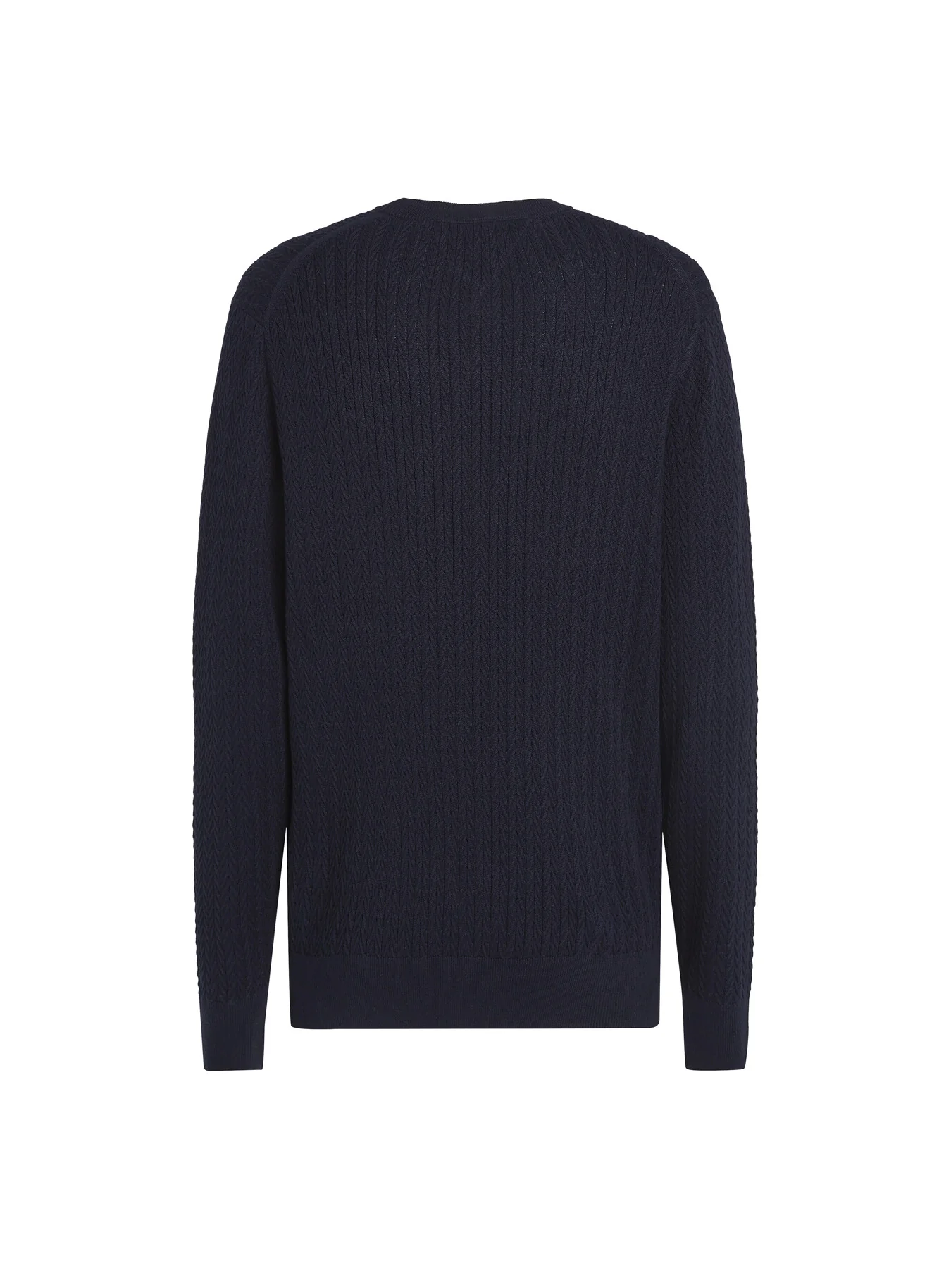 Herringbone Crew Neck Sweater - Image 6