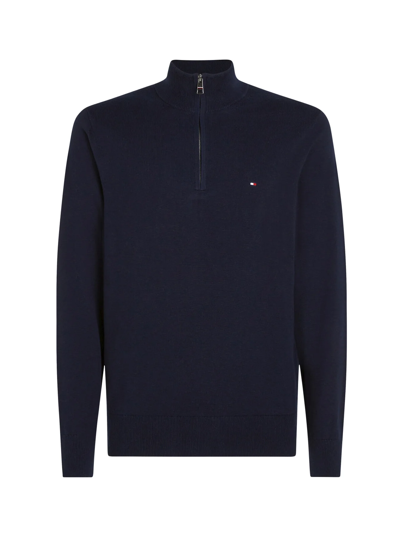 Pima Cashmere Blend Zip Sweater