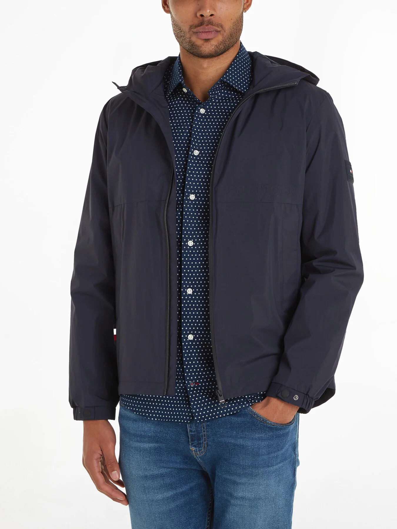 Water Resistant Packable Hooded Portland Jacket - Image 4