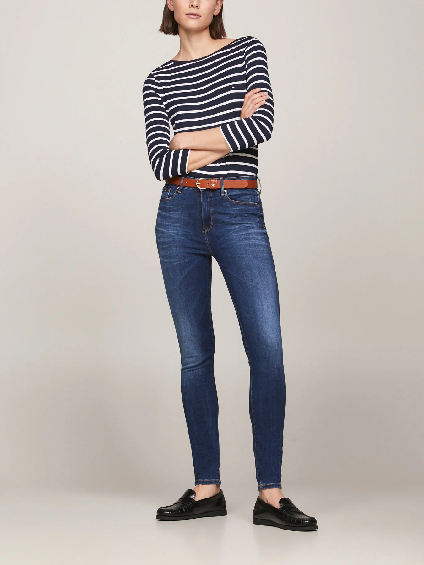 Como Heritage Skinny Fit Faded Jeans - Image 4