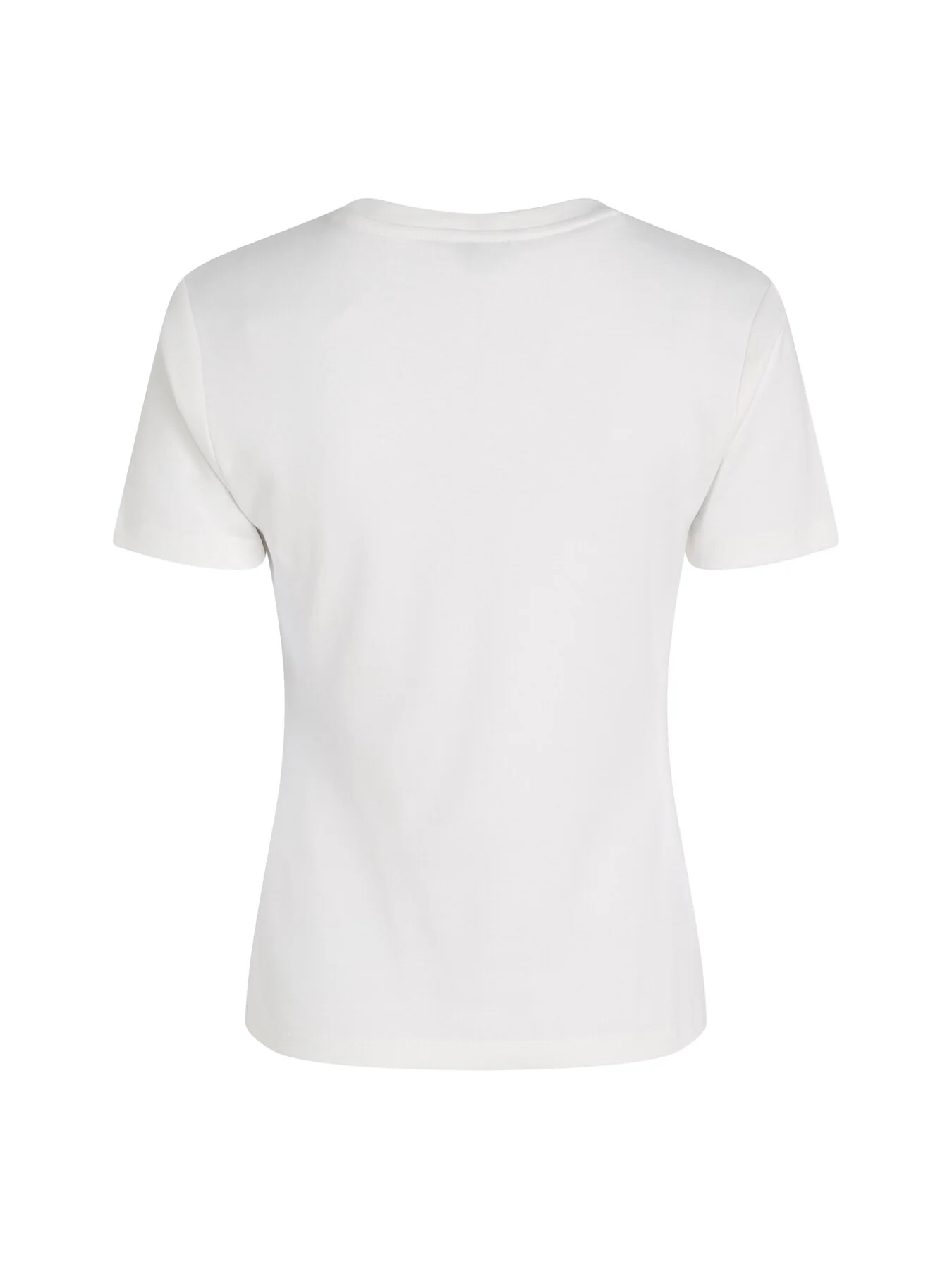 Crew Neck Flag Embroidery T-Shirt - Image 4