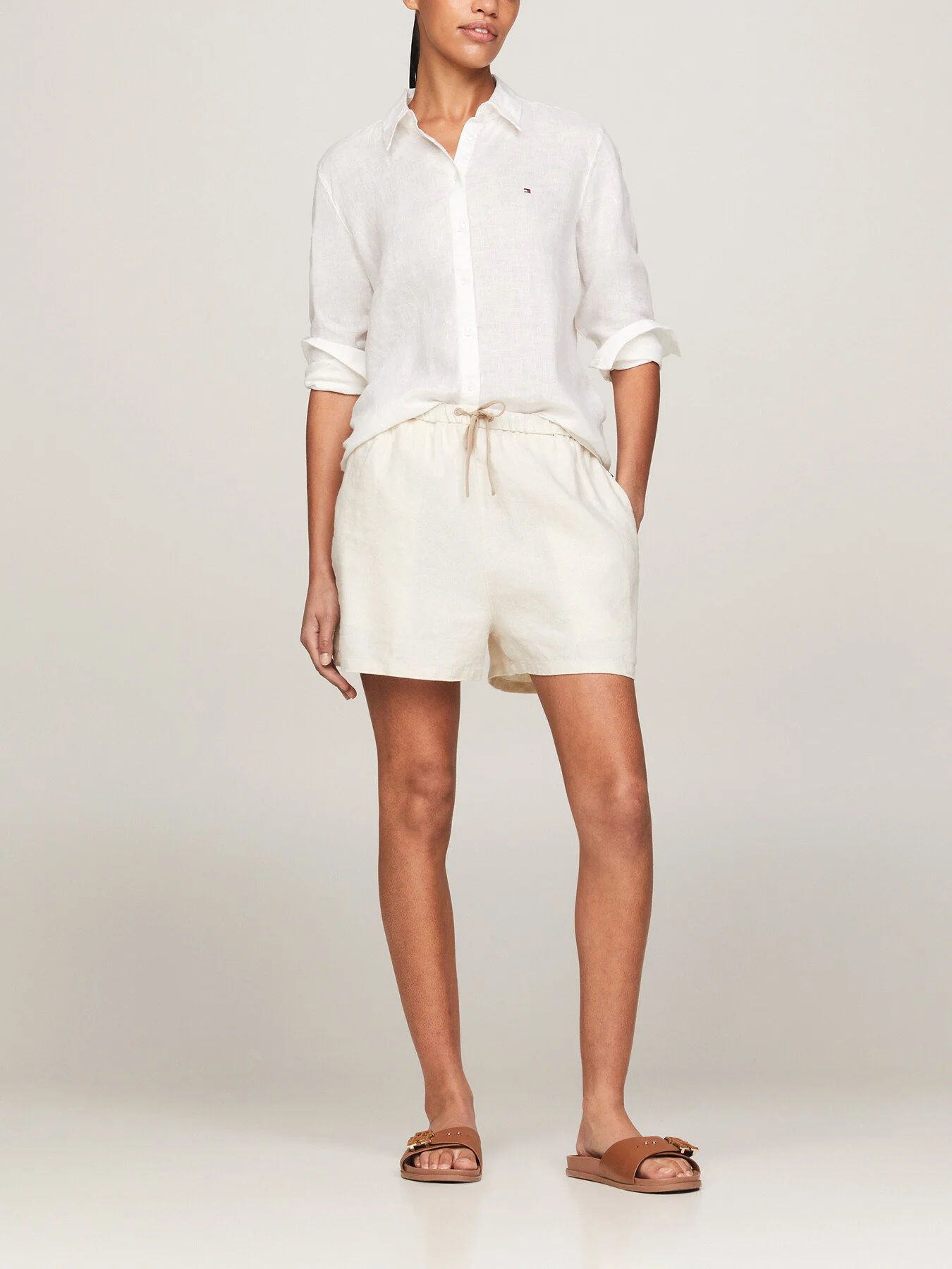 Linen Relaxed Fit Shirt - Image 5