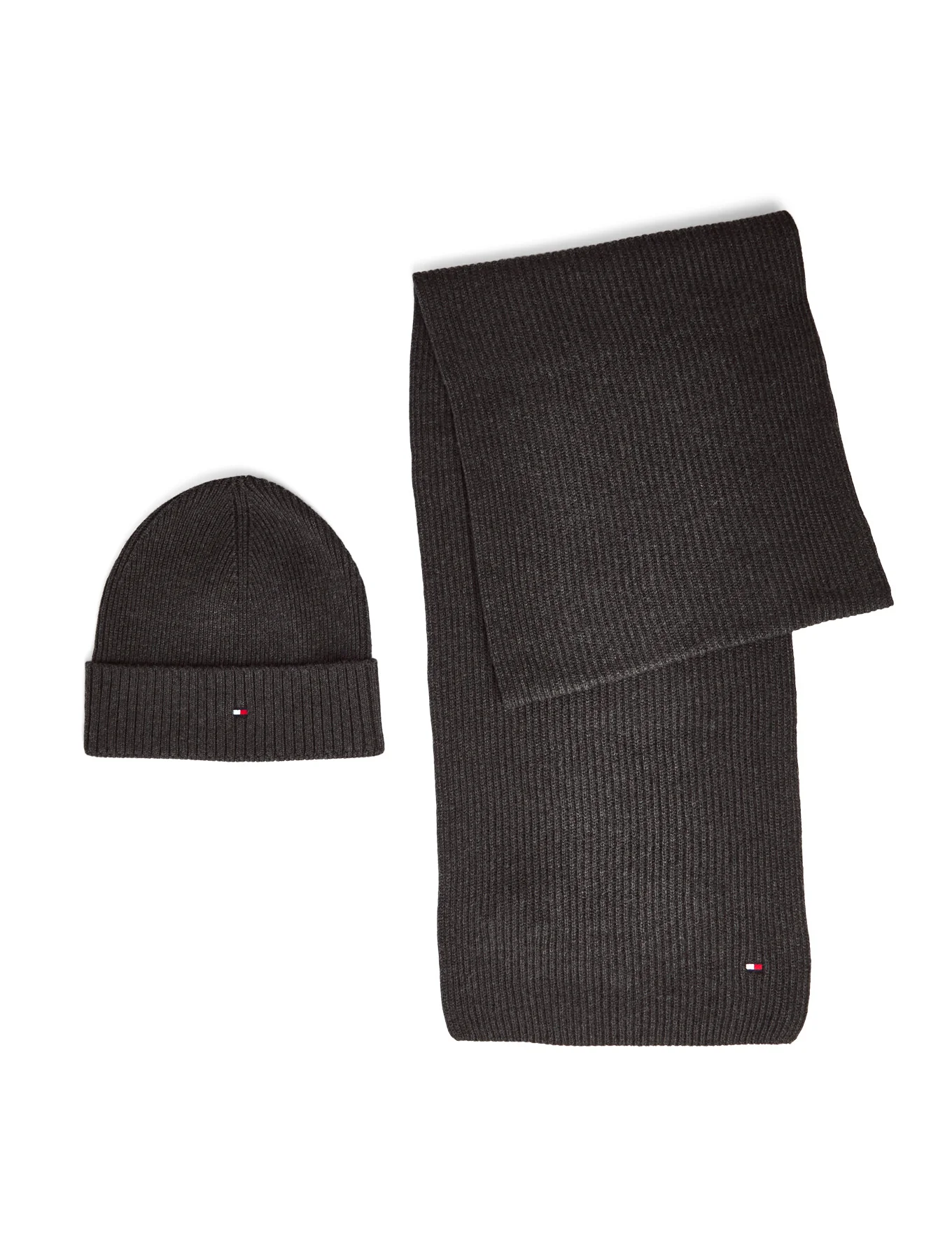 Logo Flag Beanie And Scarf Set
