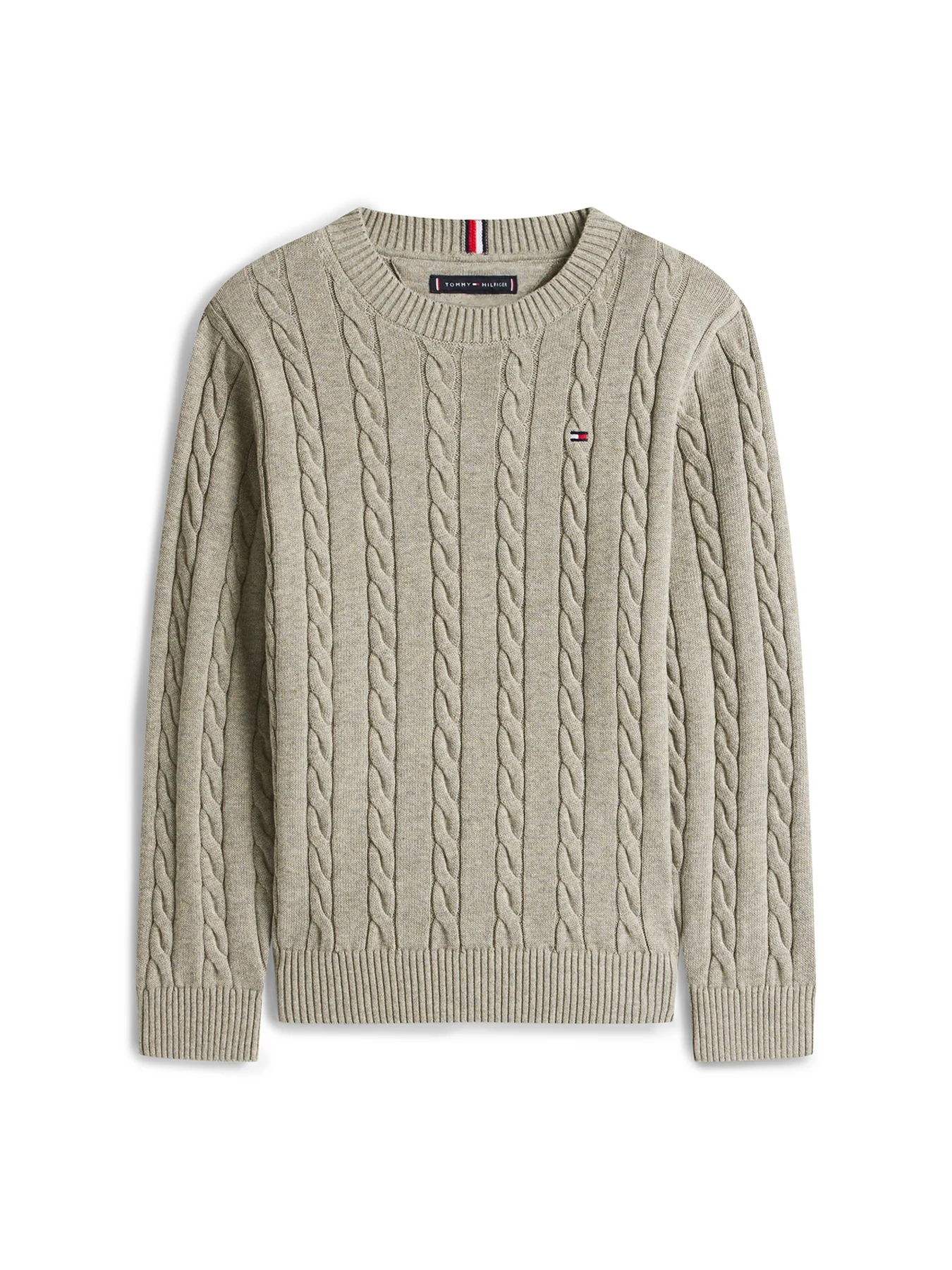 Kids’ Essential Cable Knit Jumper Grey