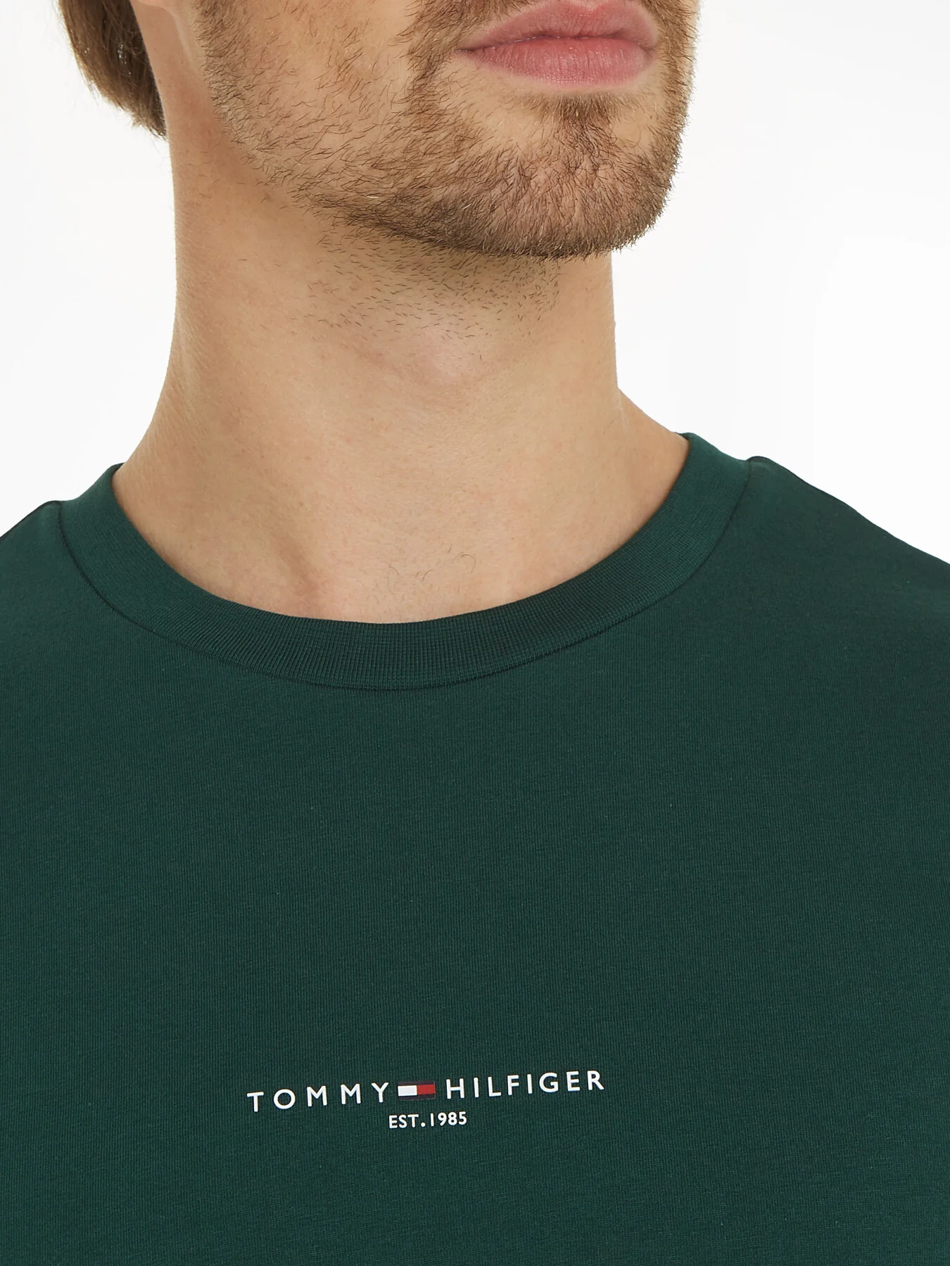 Tipped Logo Slim Fit T-Shirt - Image 3