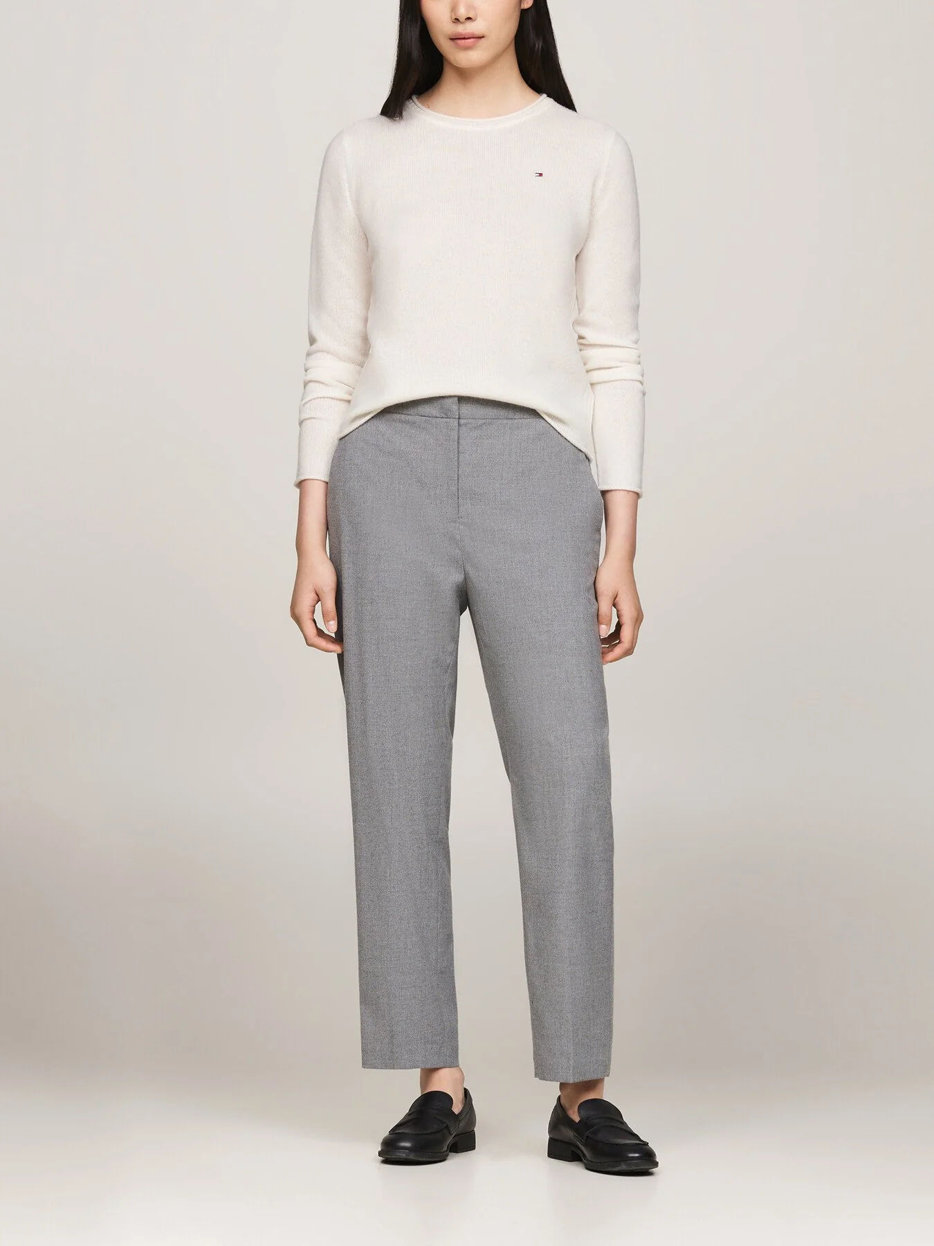 Pure Wool Crew Neck Jumper - Image 2