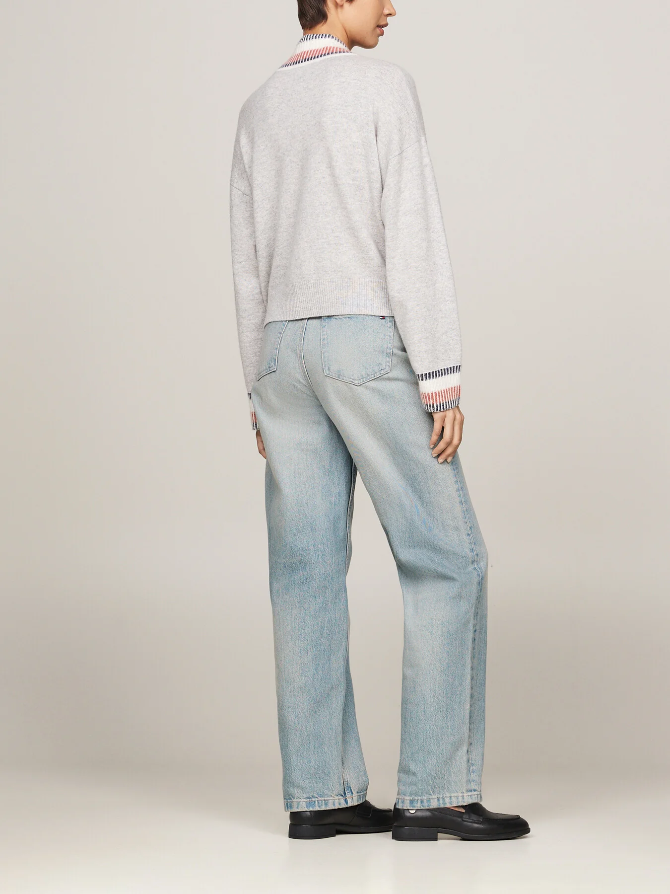 Mock Turtleneck Jumper with Cashmere - Image 4