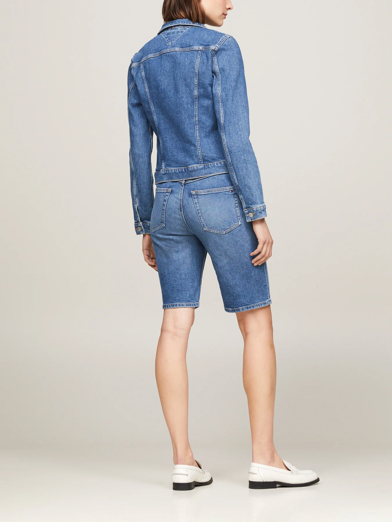 Slim Fit Denim Trucker Jacket - Image 2