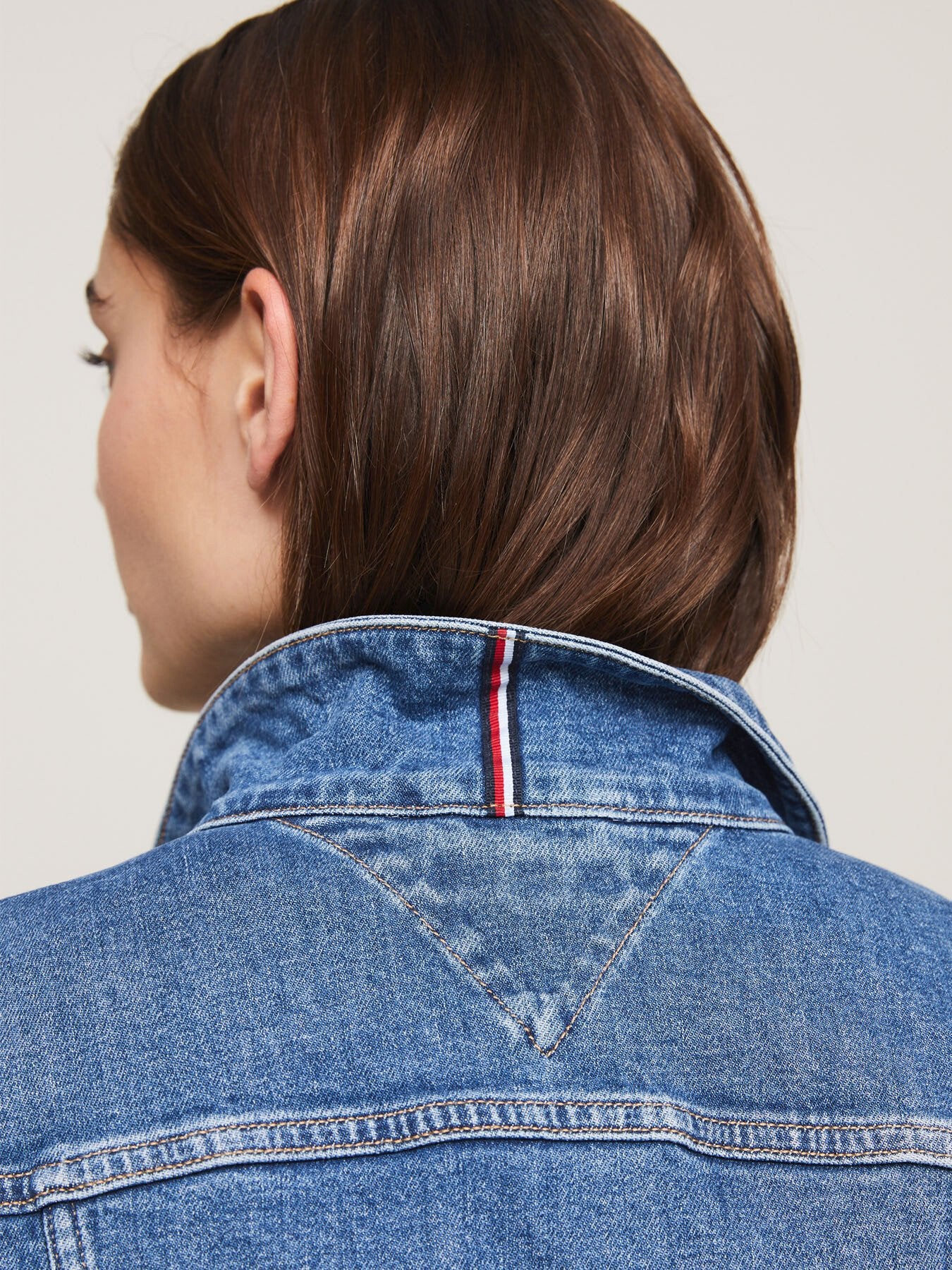 Slim Fit Denim Trucker Jacket - Image 6