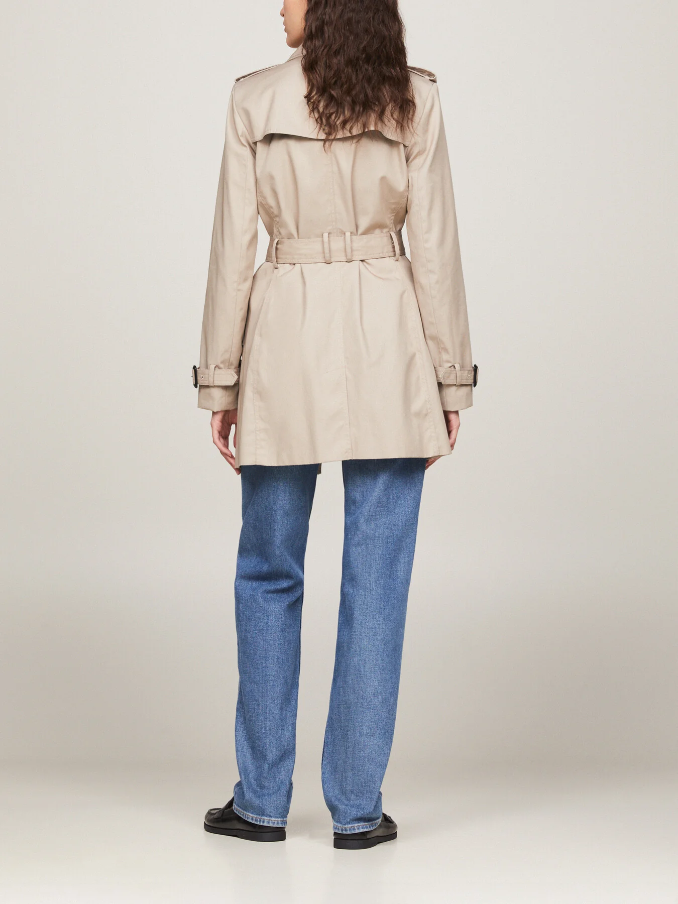 Single Breasted Trench Coat - Image 4