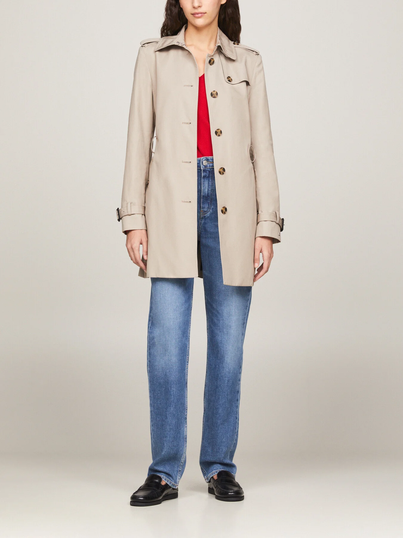Single Breasted Trench Coat - Image 5
