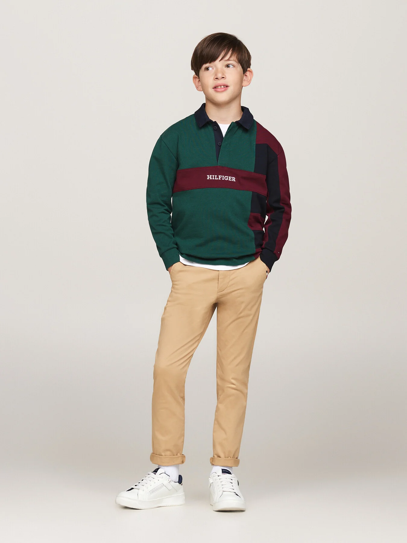 Colour-Blocked Long Sleeve R - Image 3