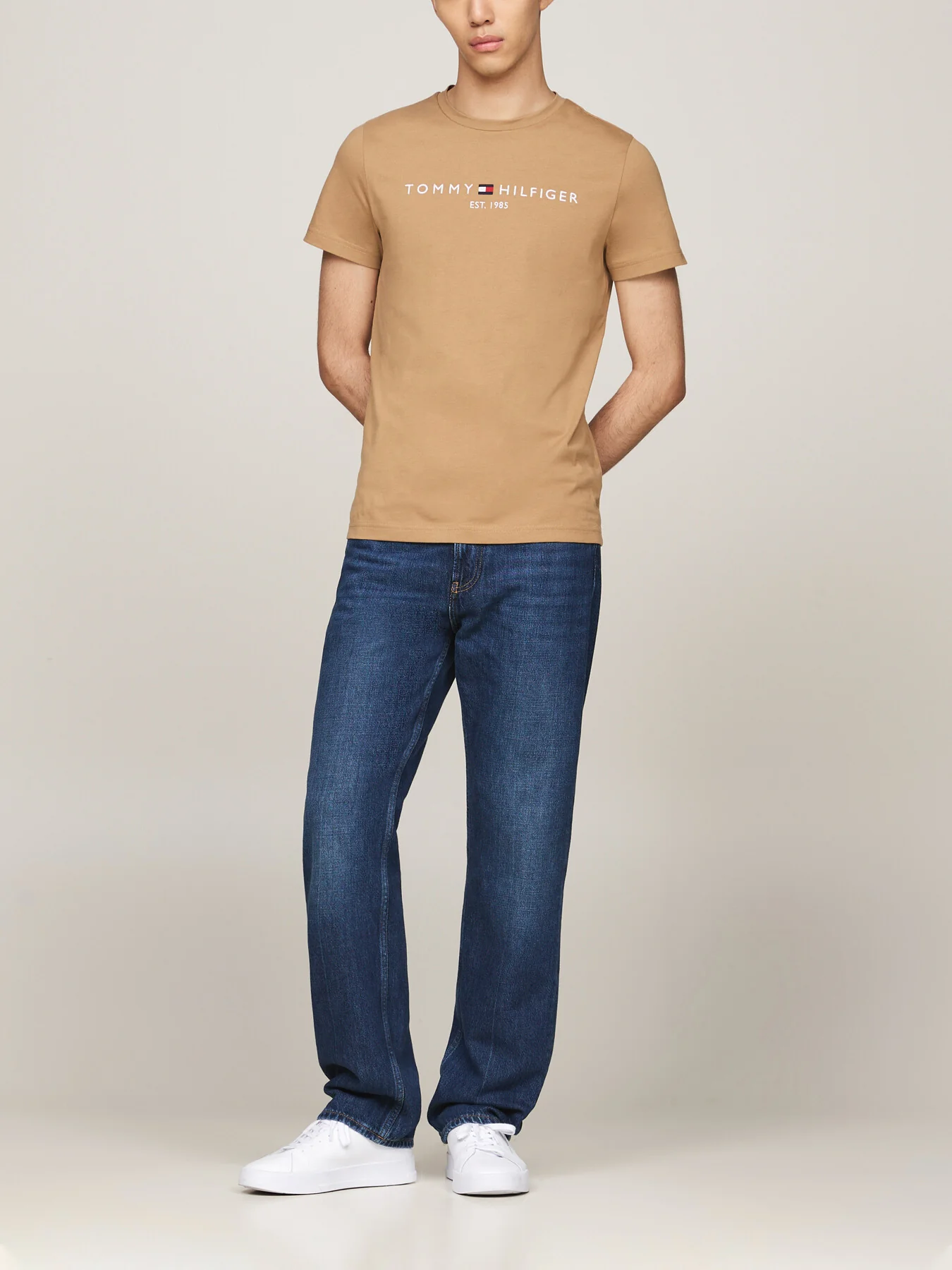 Logo Embroidery Slim T-Shirt - Image 5