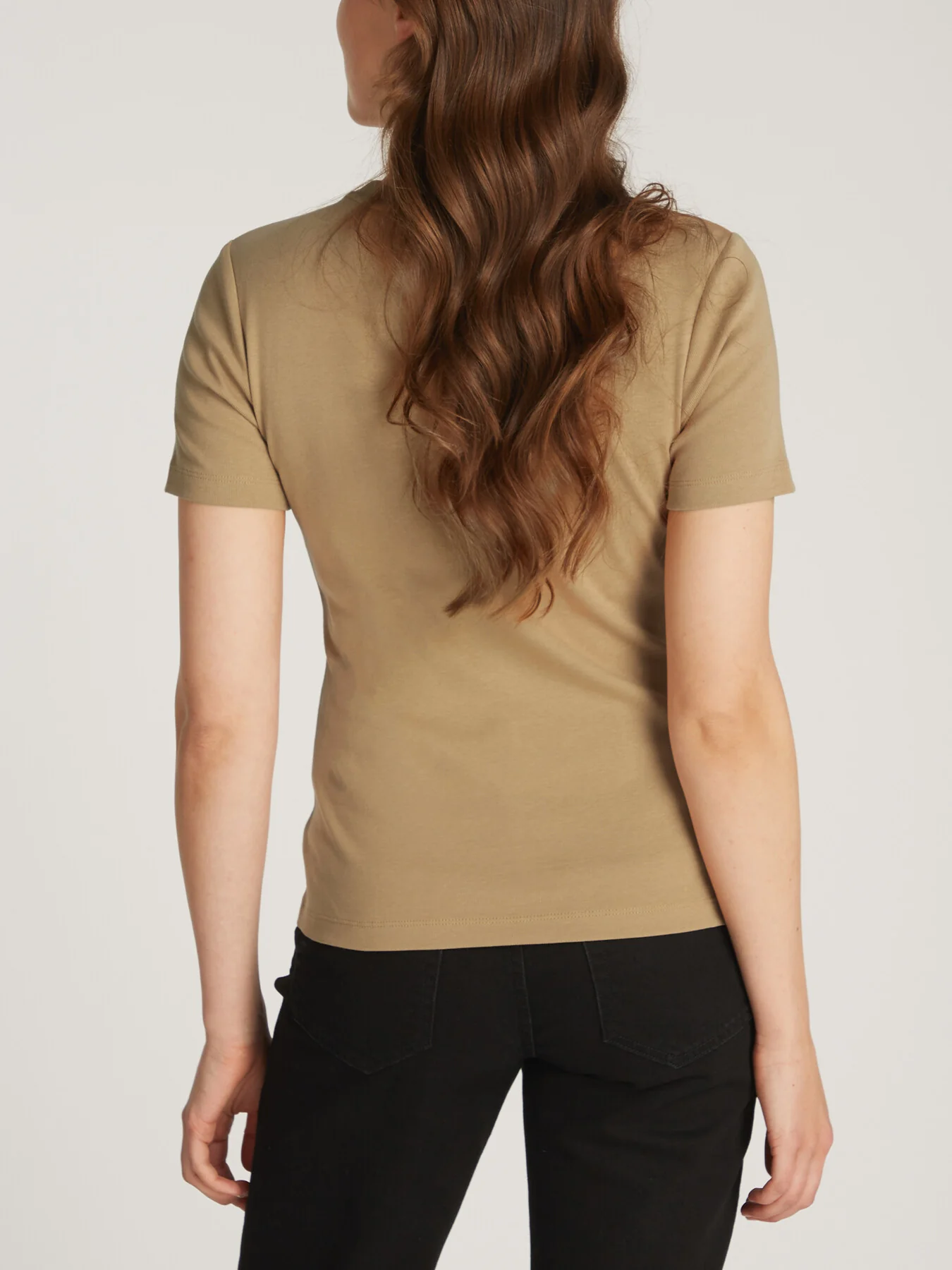 Slim Crew Neck Short Sleeve T-Shirt - Image 4